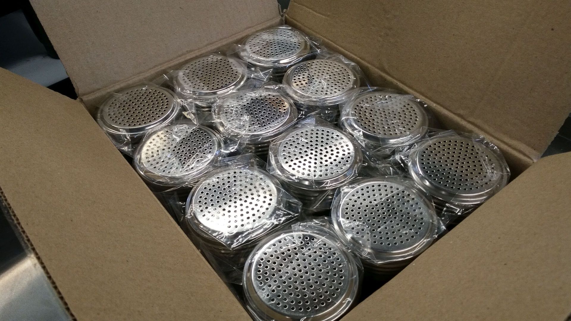 10oz Stainless Steel Dredgers - Lot of 12