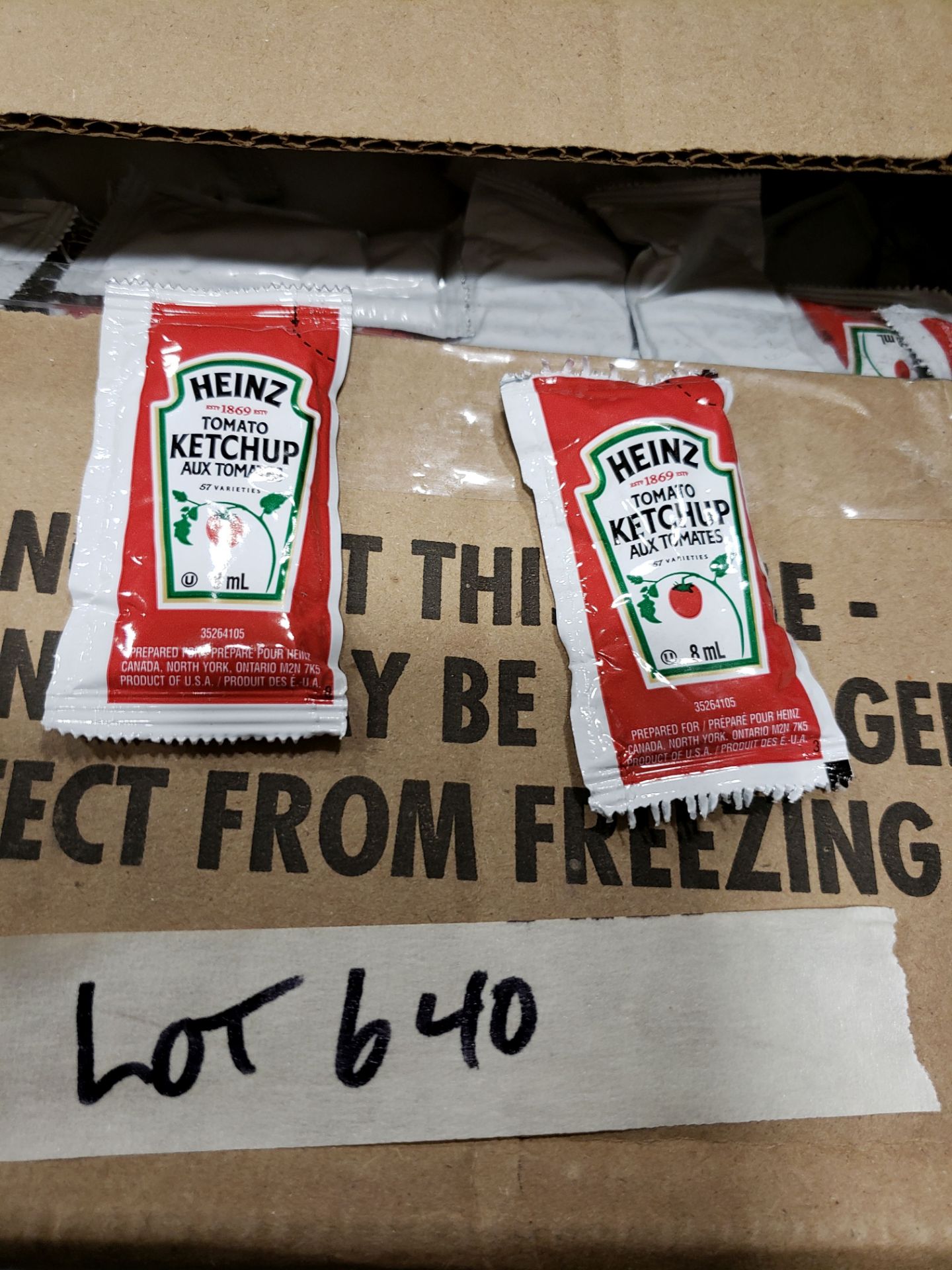 Heinz Tomato Ketchup - 1,000 x 8ml Portions