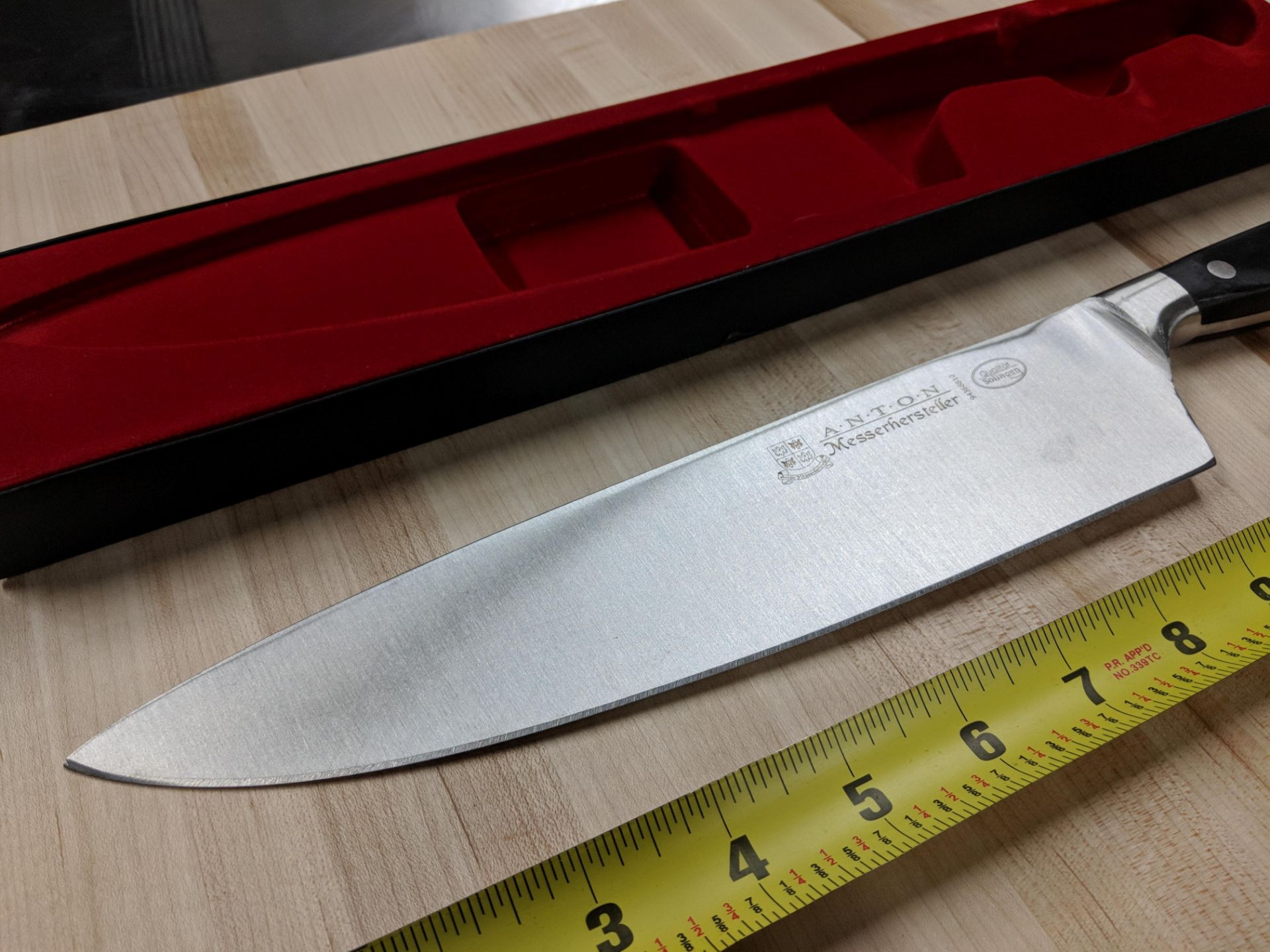 10” Premium Anton Medium Forged Cook's Knife - Image 2 of 2