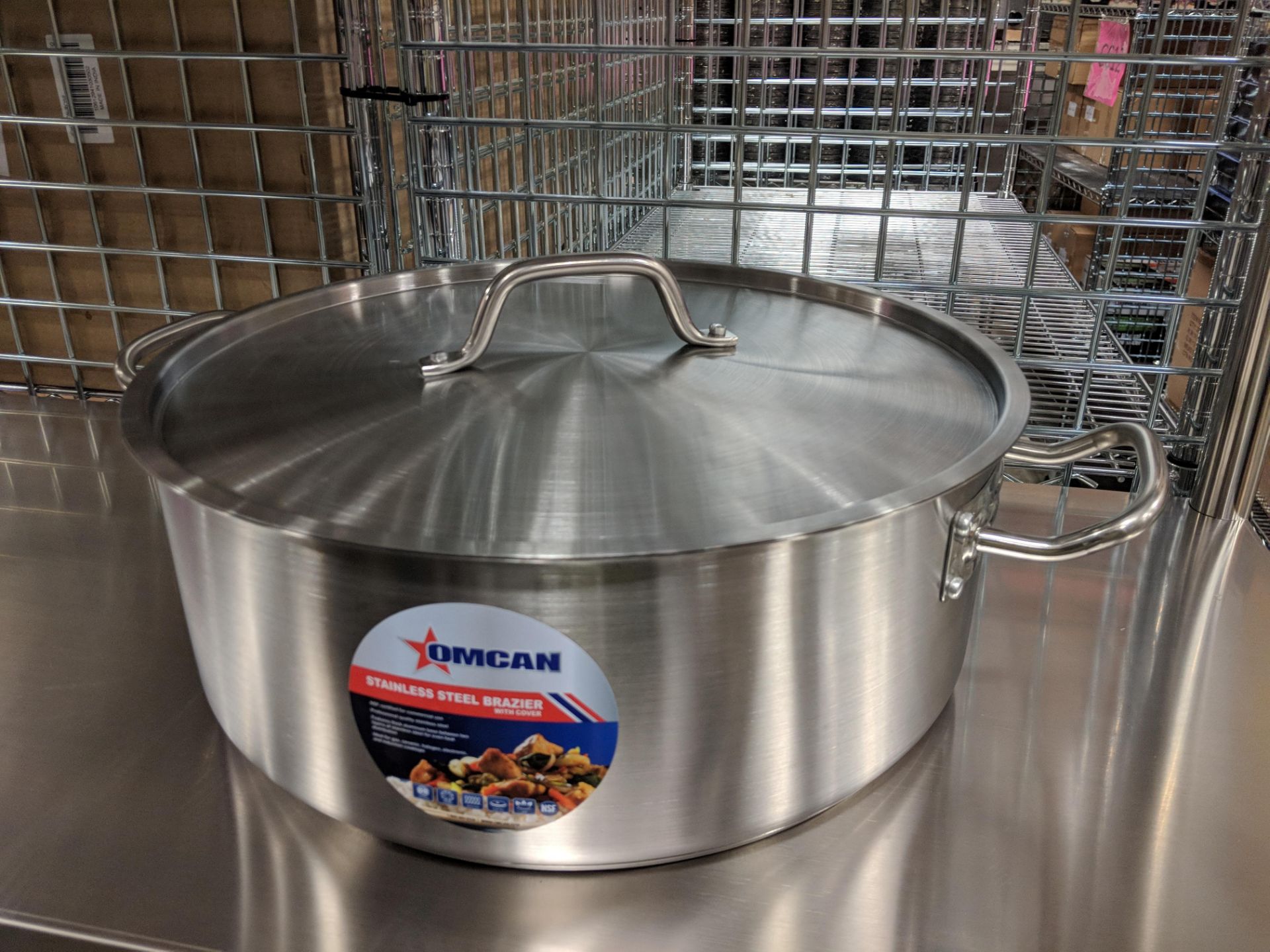 20qt Stainless Steel Brazier w/Cover - Image 2 of 6