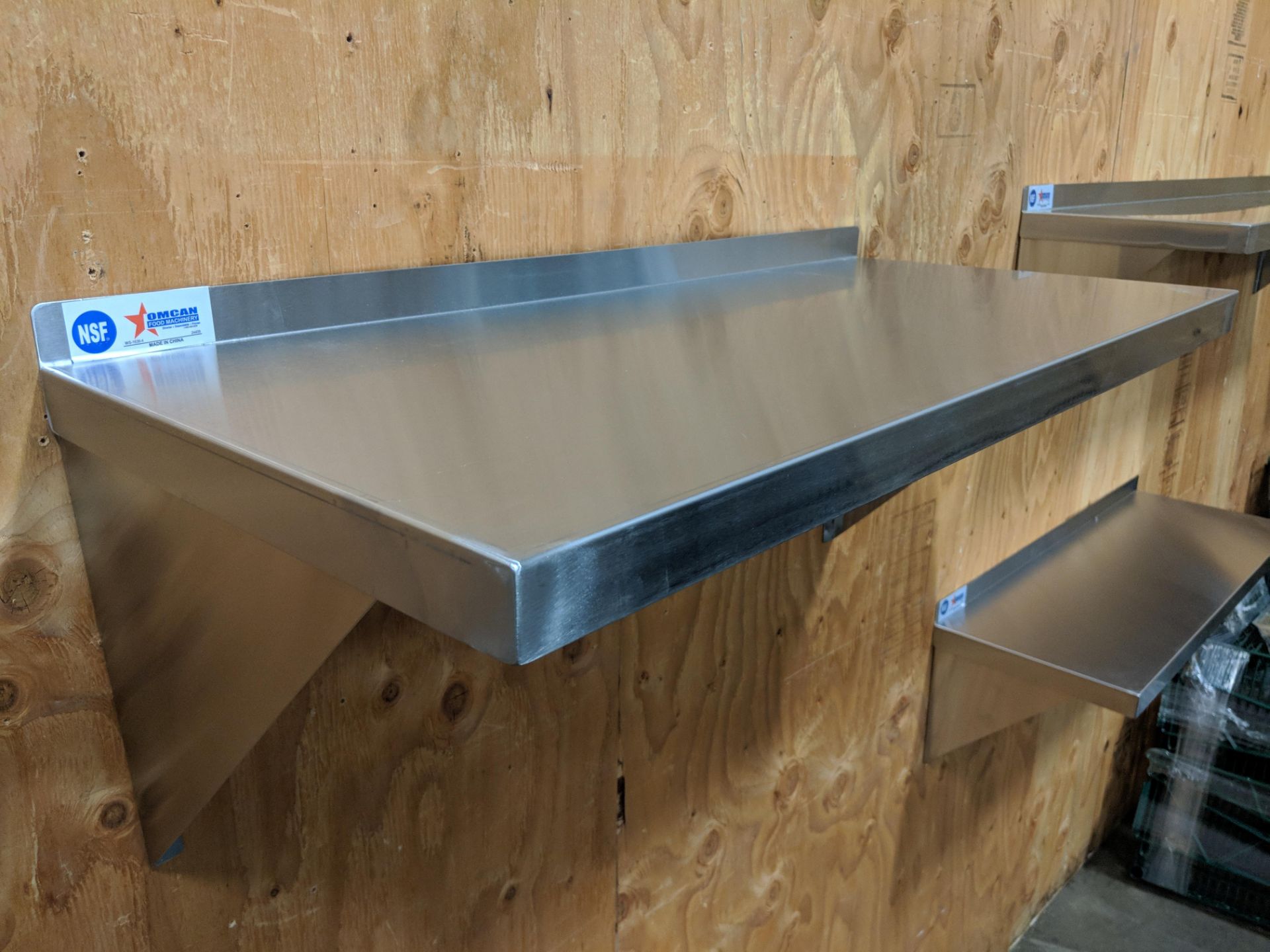 16" x 48" Stainless Steel Wall Shelves, Omcan 24410 - Lot of 2 - Image 2 of 2