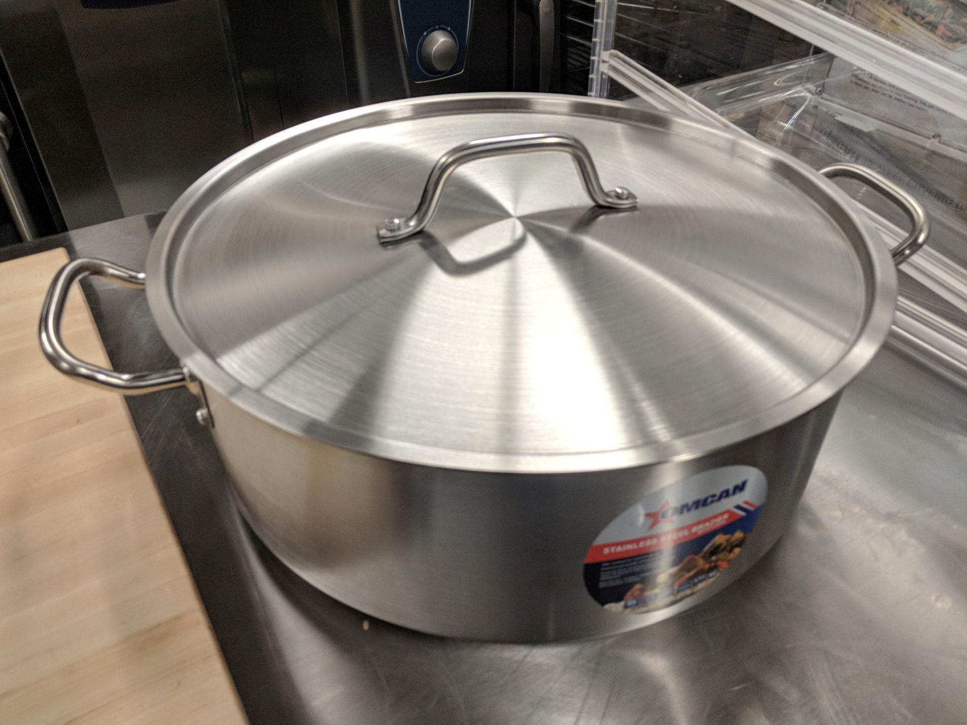 20qt Stainless Steel Brazier w/Cover