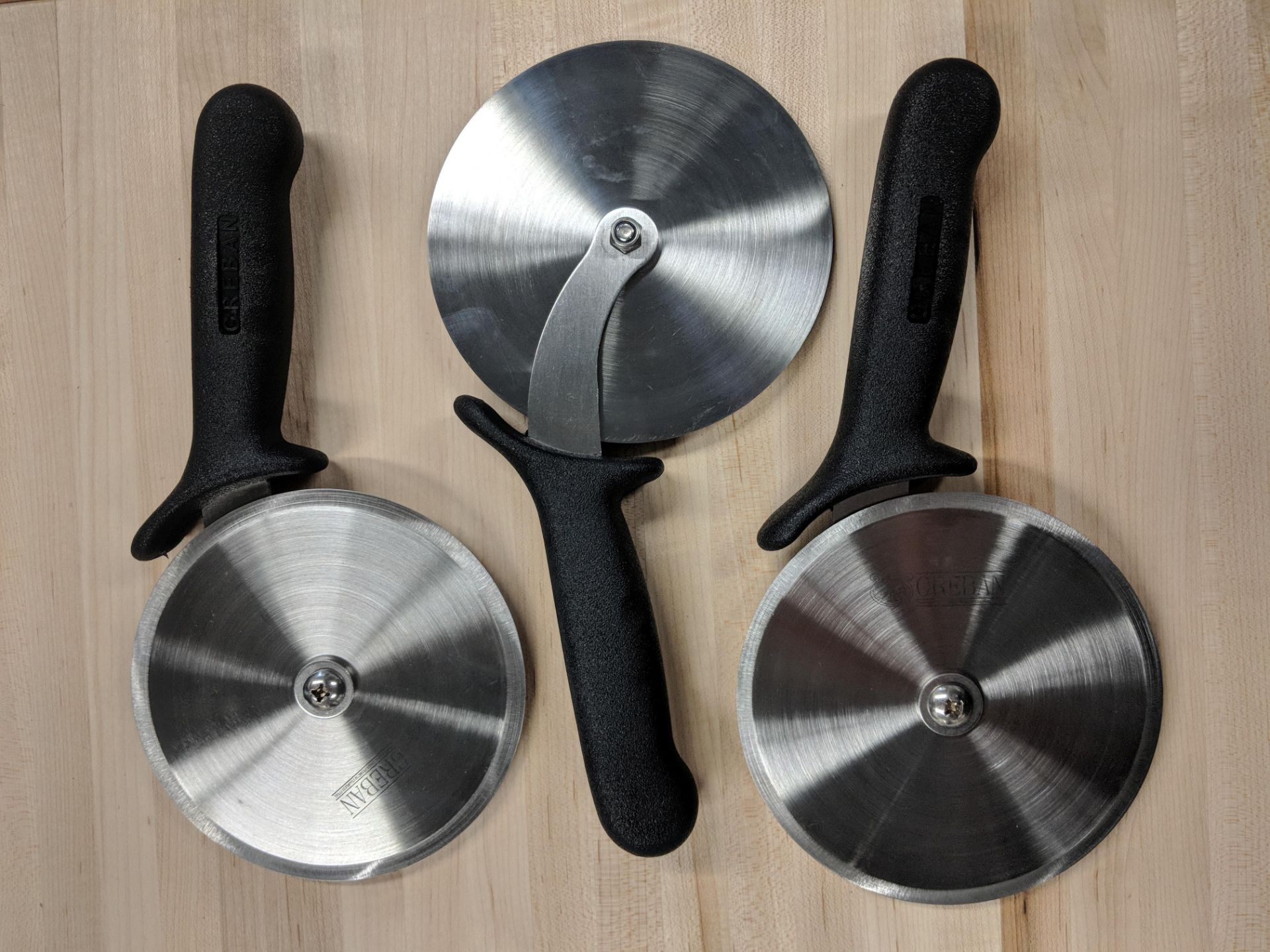 5” R-Style Pizza Cutters w/Black Handle - Lot of 3 - Image 7 of 7