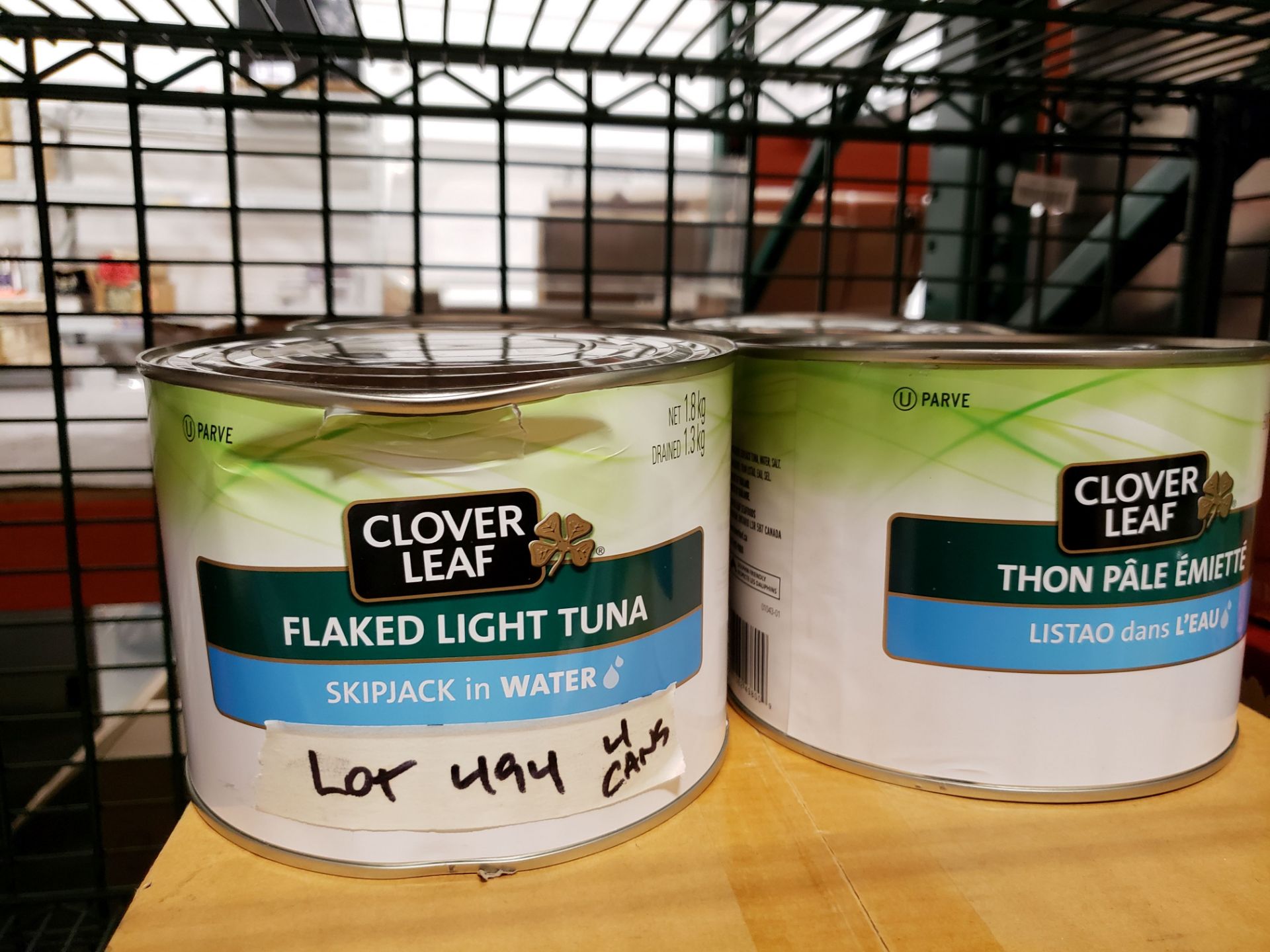 Cloverleaf Slipjack Flaked Light Tuna in Water - 4 x 1.8kg Cans