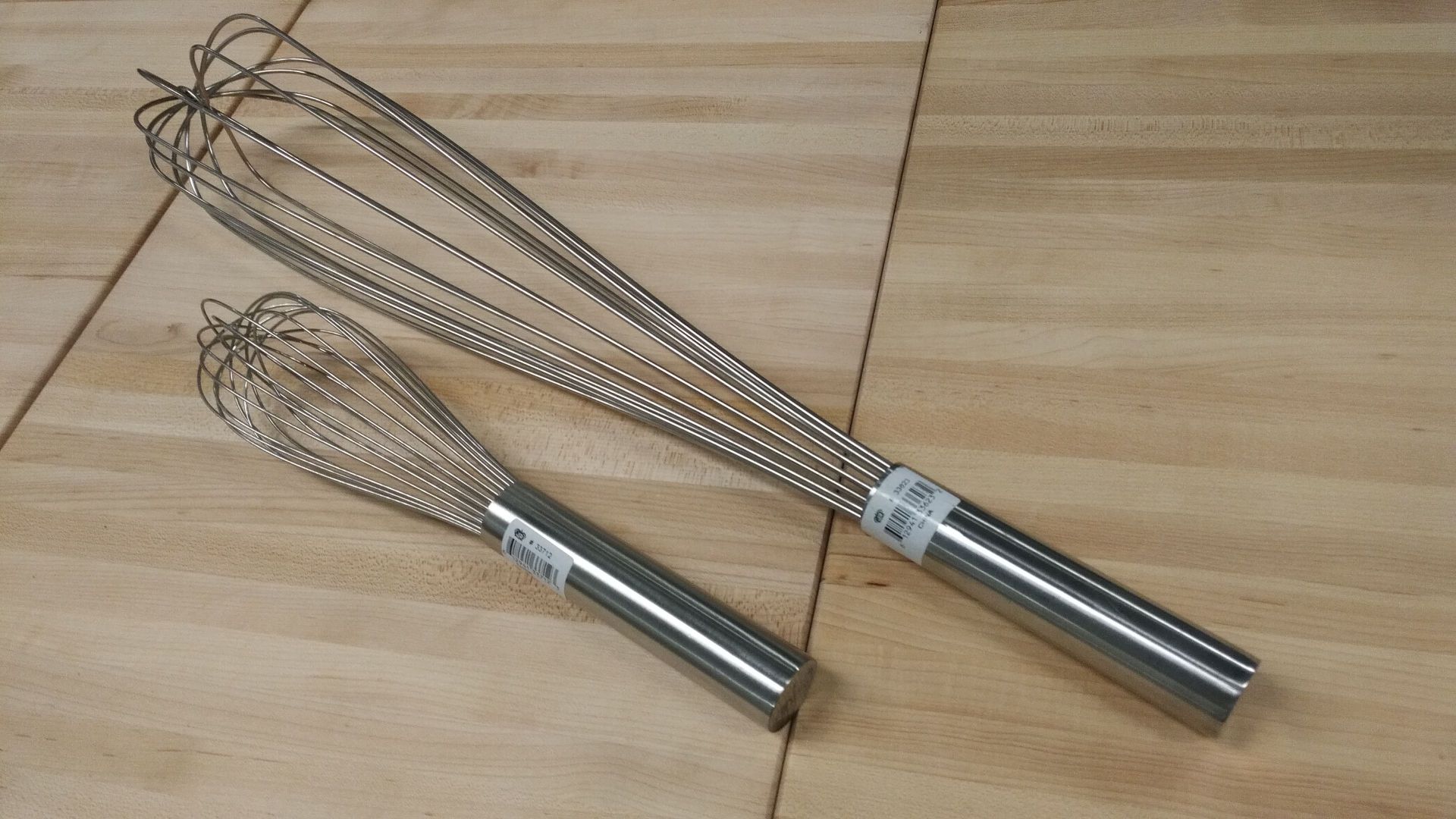 12", 22" Stainless Whips - Lot of 2 - Image 3 of 3