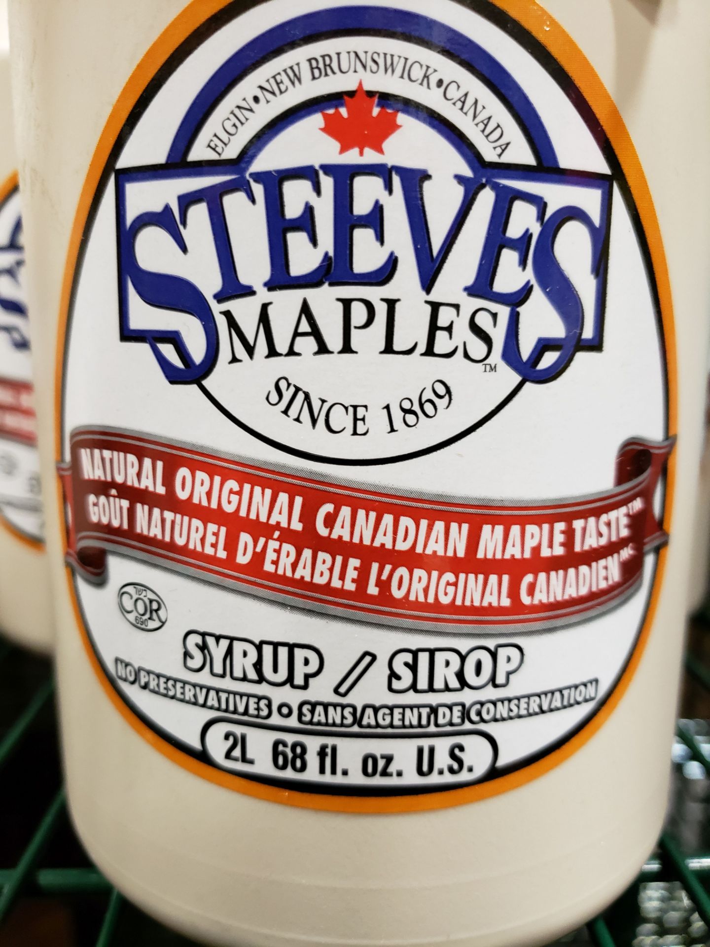Steve's Maples Syrup - 3 x 2lt Jug - Image 2 of 3