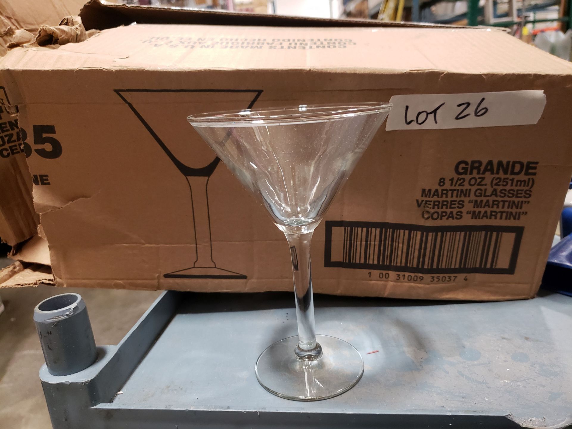 Libbey Grande 8.5oz Martini Glasses - Lot of 11