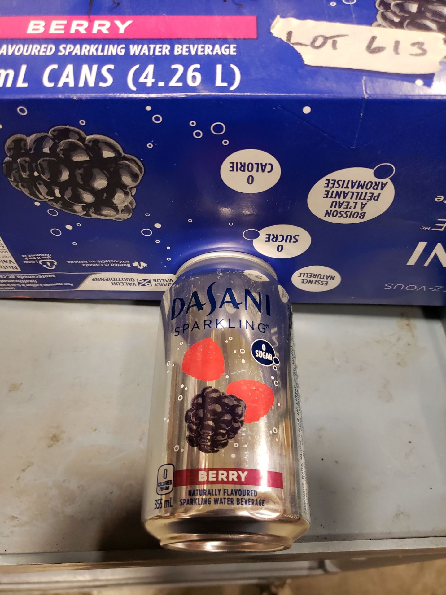 Dasani Sparkling Berry Water - 11 x 355ml Cans