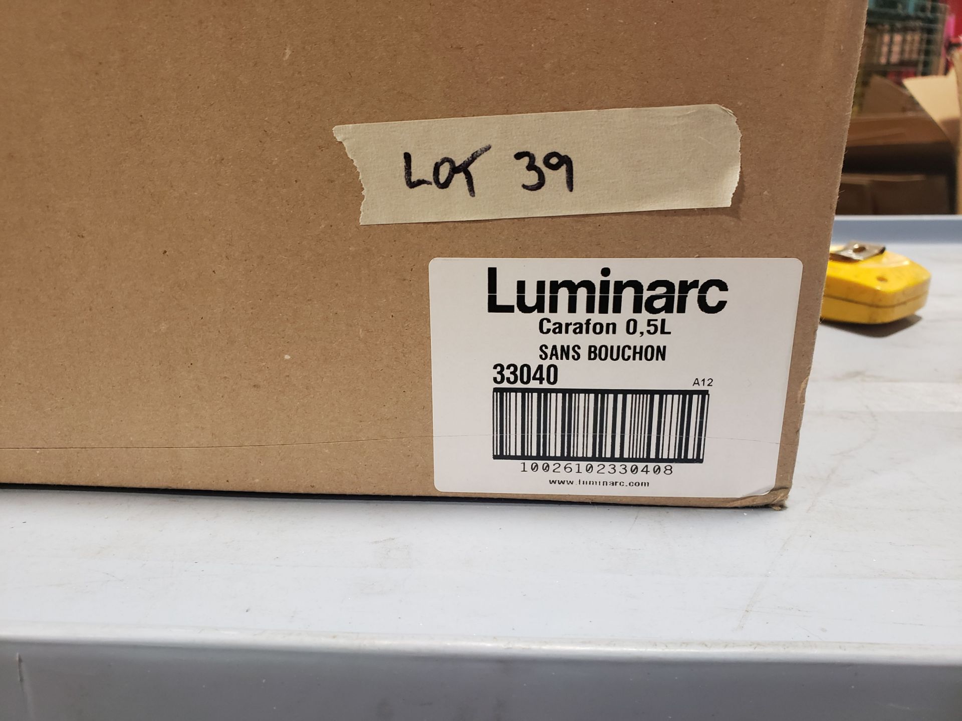 Luminarc 1/2 Lt Carafes - Lot of 11 - Image 3 of 3