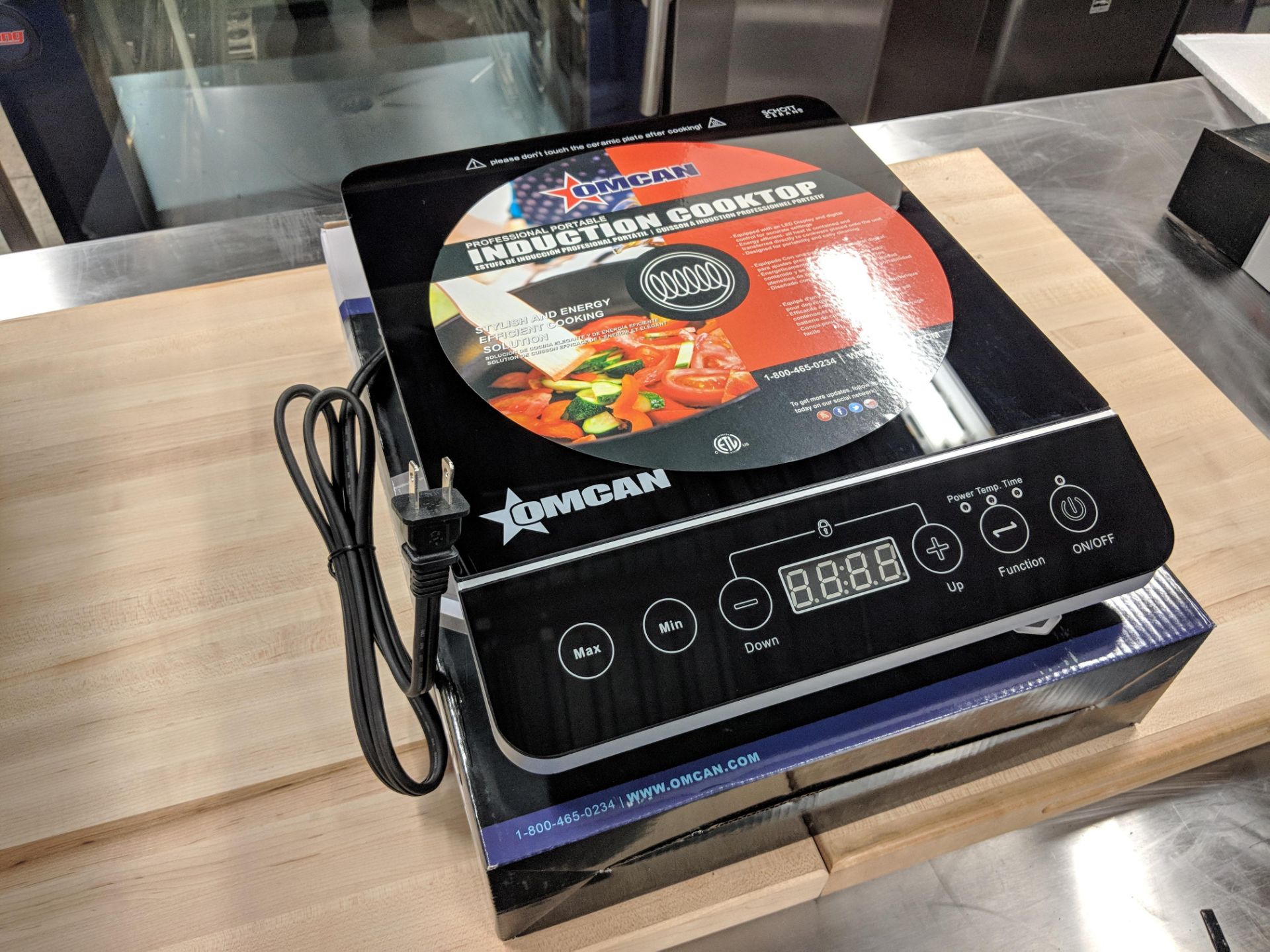 1800W Countertop Induction Cooker, 120v - Image 8 of 8