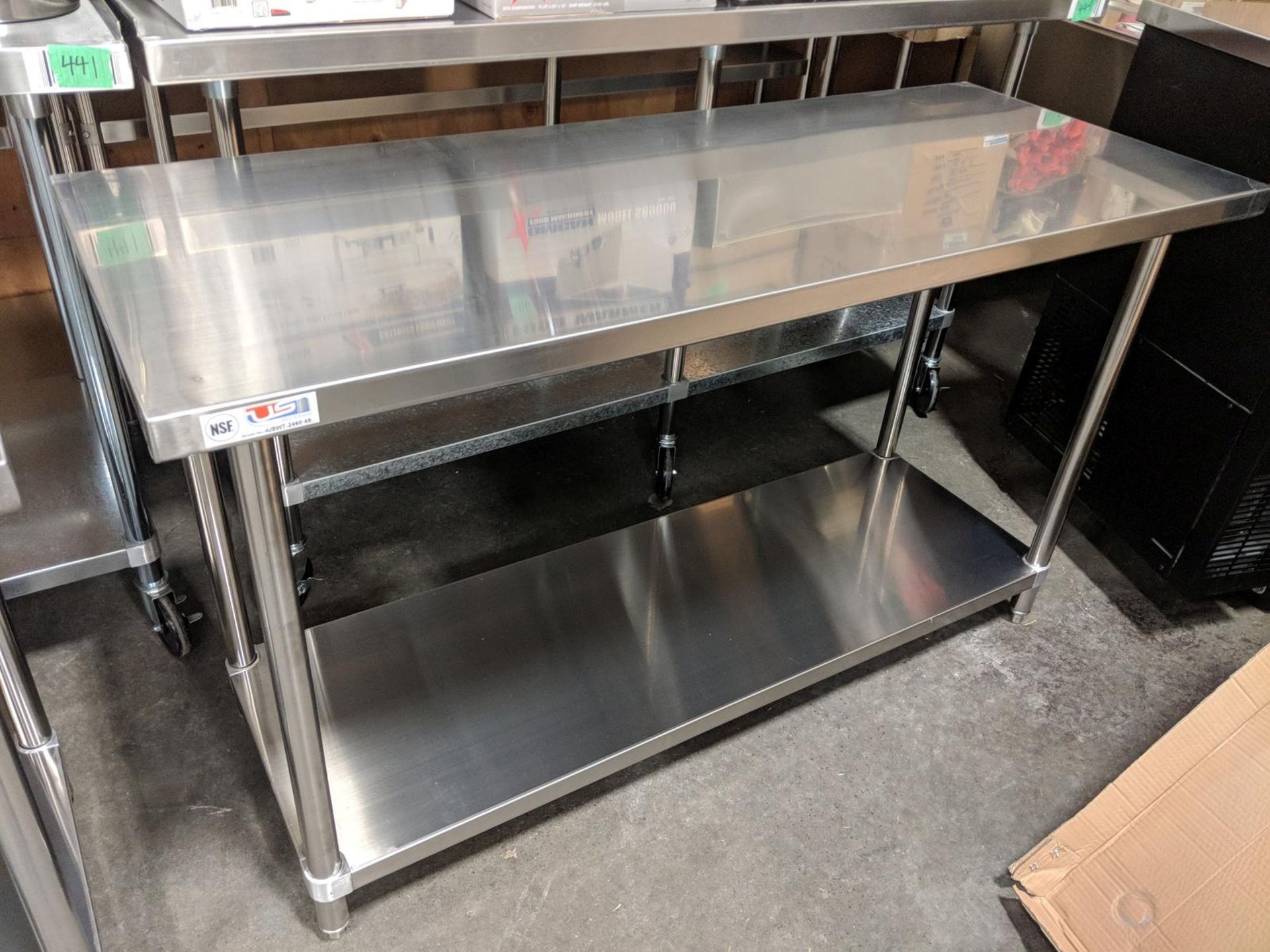 24" x 60" All Stainless Steel Work Table - Image 2 of 2