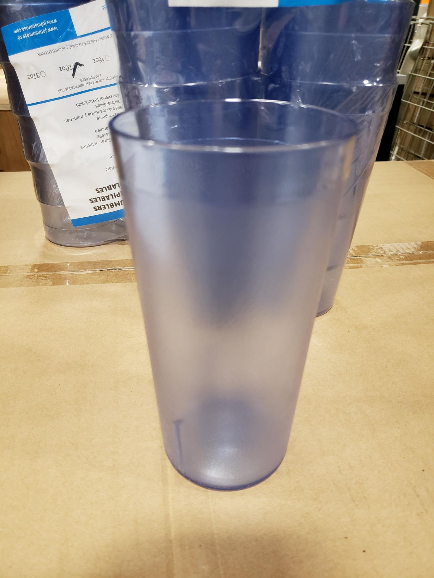 20oz Blue Plastic Tumblers - Lot of 24