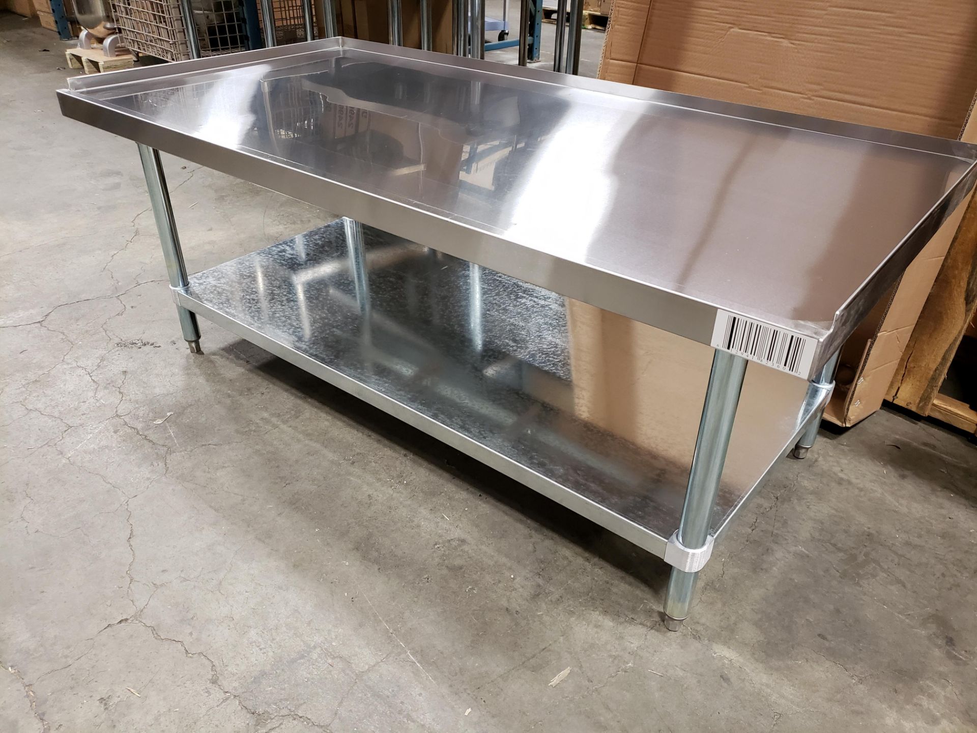 30" x 60" x 24" Heavy Duty Stainless Steel Equipment Stand - Image 2 of 4