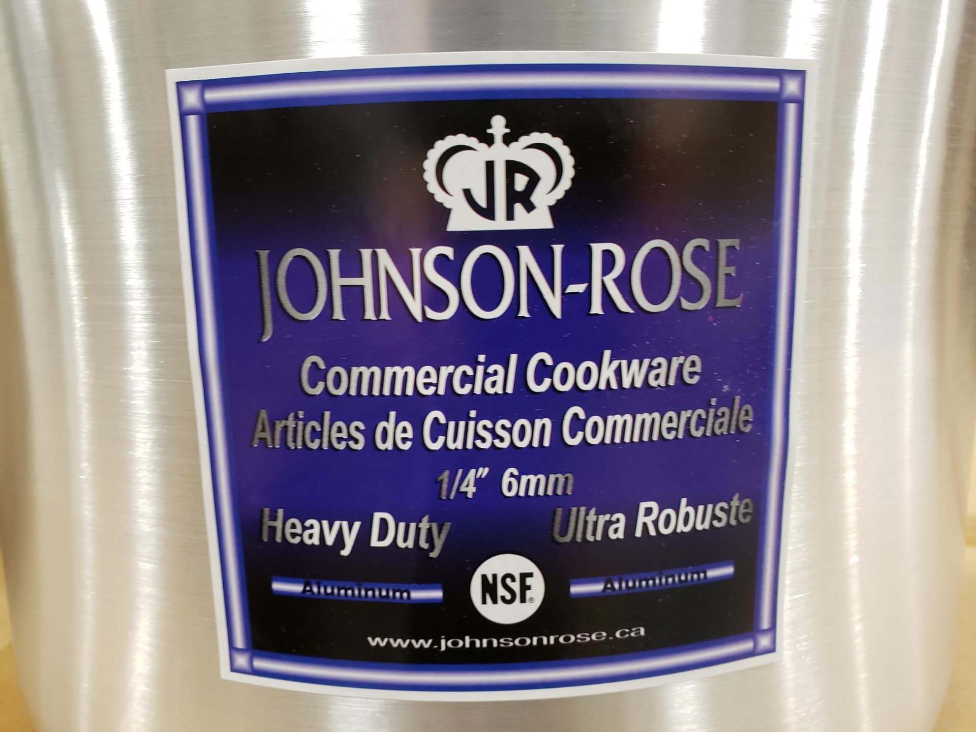26qt Sauce Pot, 6 Gauge Heavy Duty Aluminum, Johnson-Rose 65826 - Image 2 of 3
