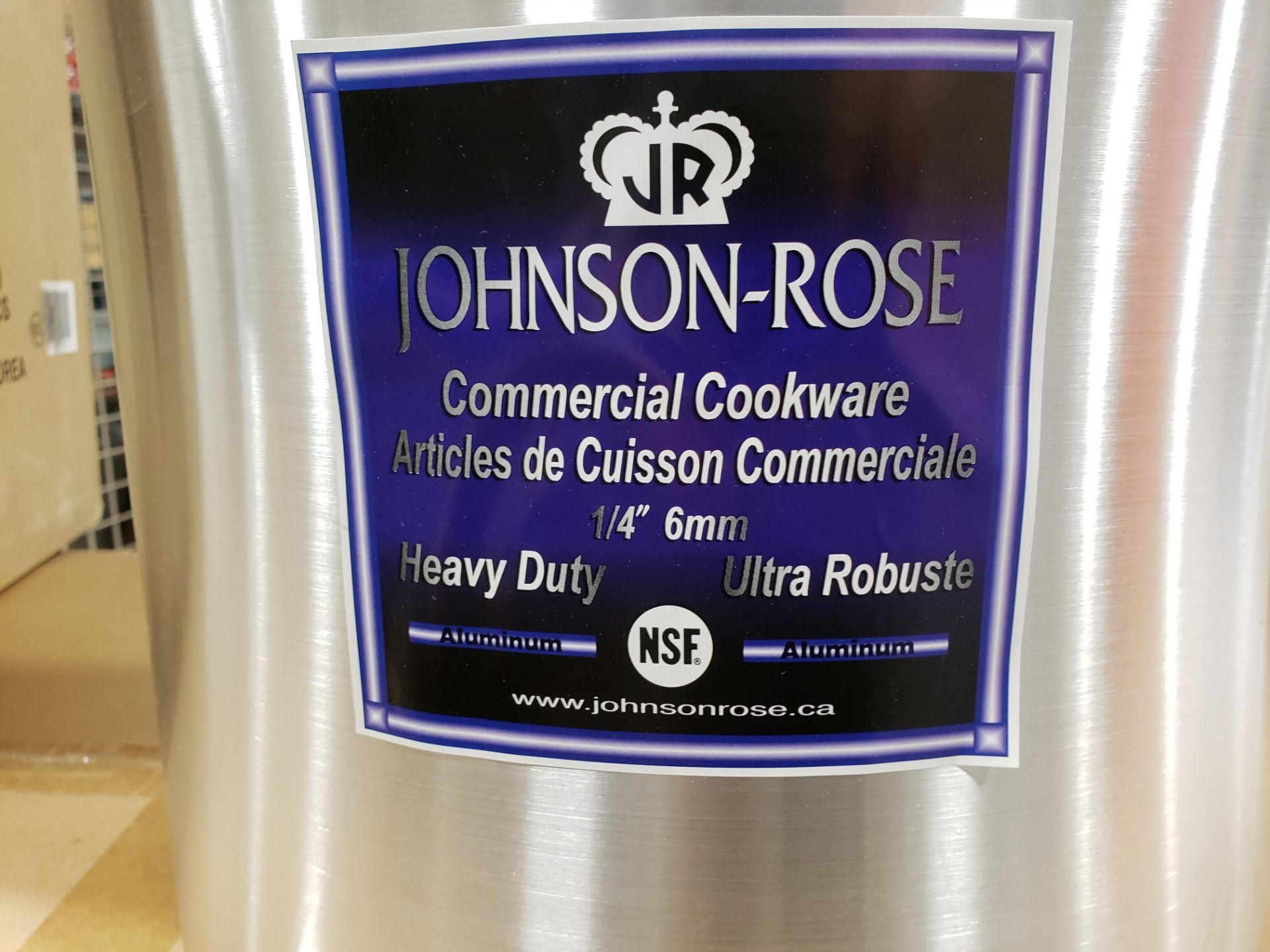 40qt Stock Pot, 6 Gauge Heavy Duty Aluminum, Johnson-Rose 65740 - Image 3 of 4