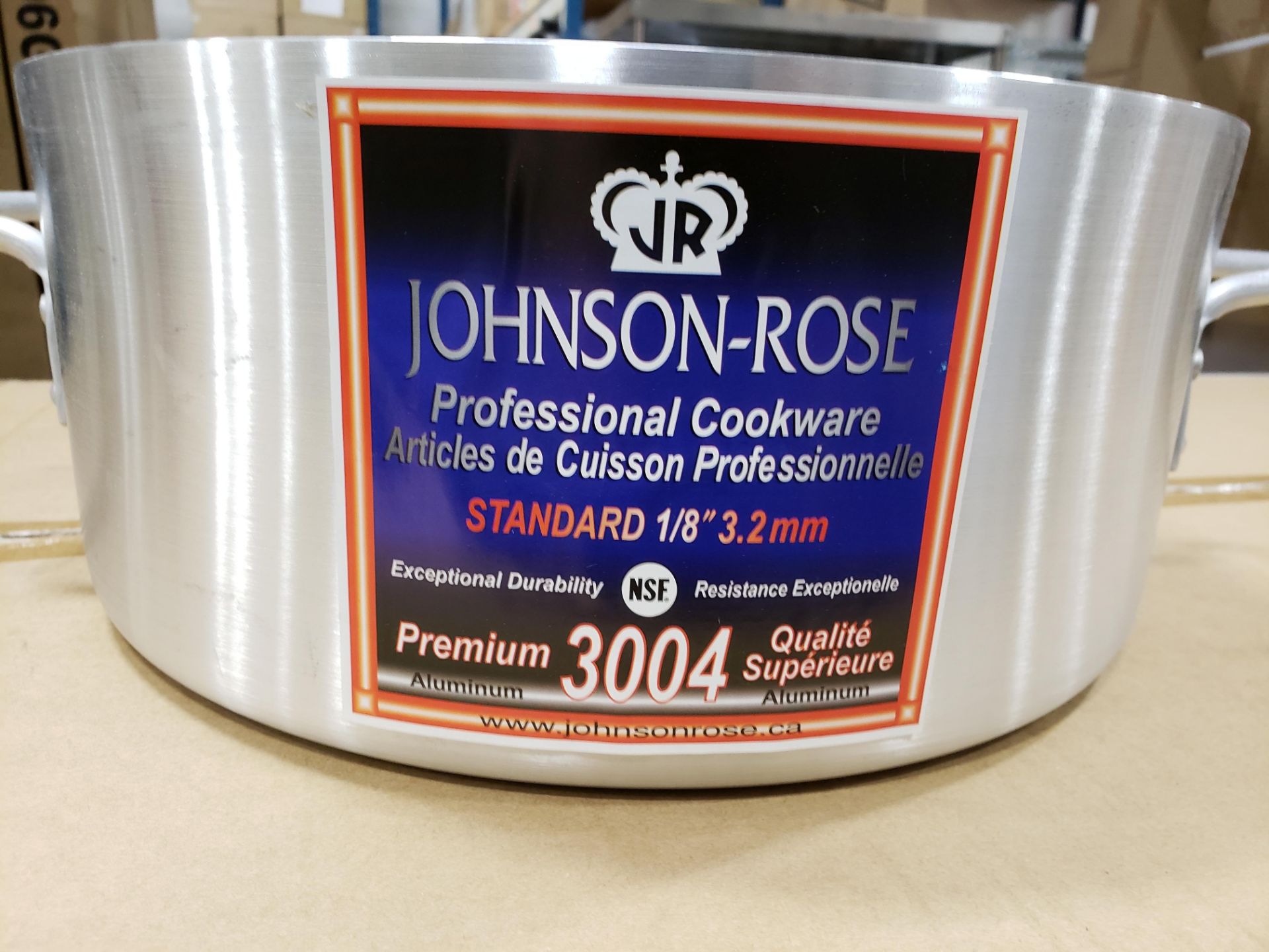 15qt Brazier, 8 Gauge 3004 Aluminum, Johnson-Rose 65115 - Image 2 of 3