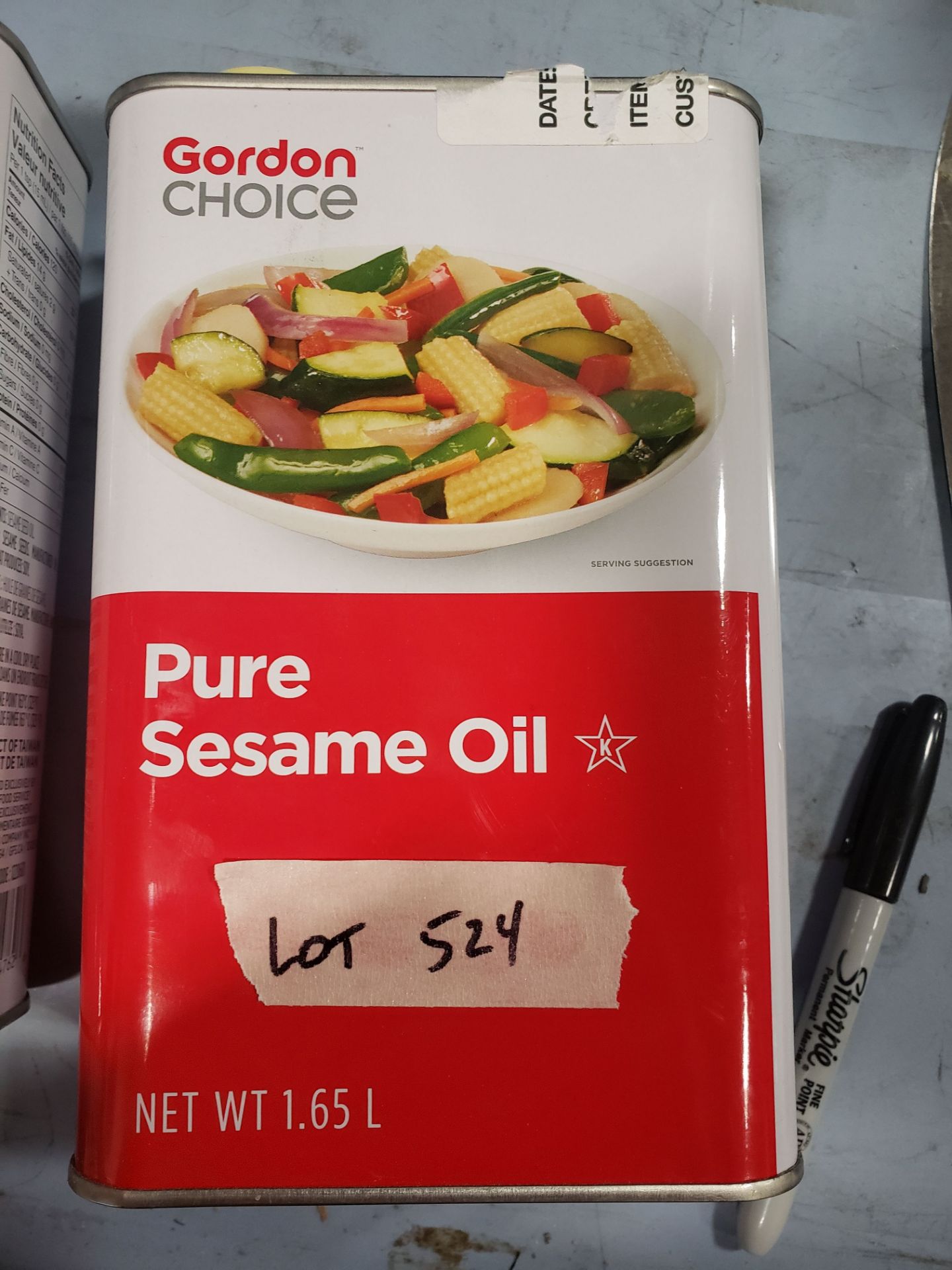 Gordon Choice Pure Sesame Oil - 1 x 1.65lt Can