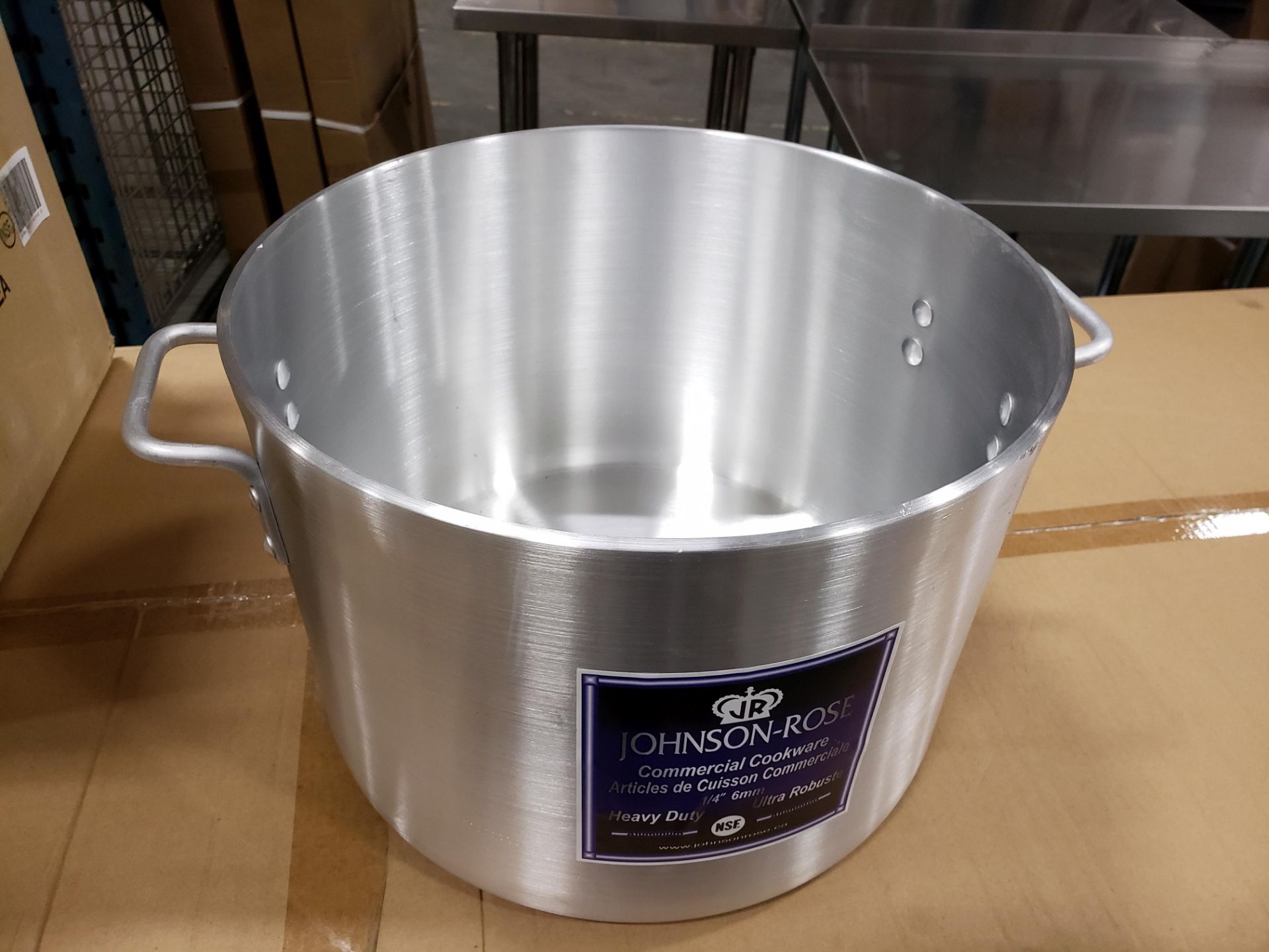 26qt Sauce Pot, 6 Gauge Heavy Duty Aluminum, Johnson-Rose 65826