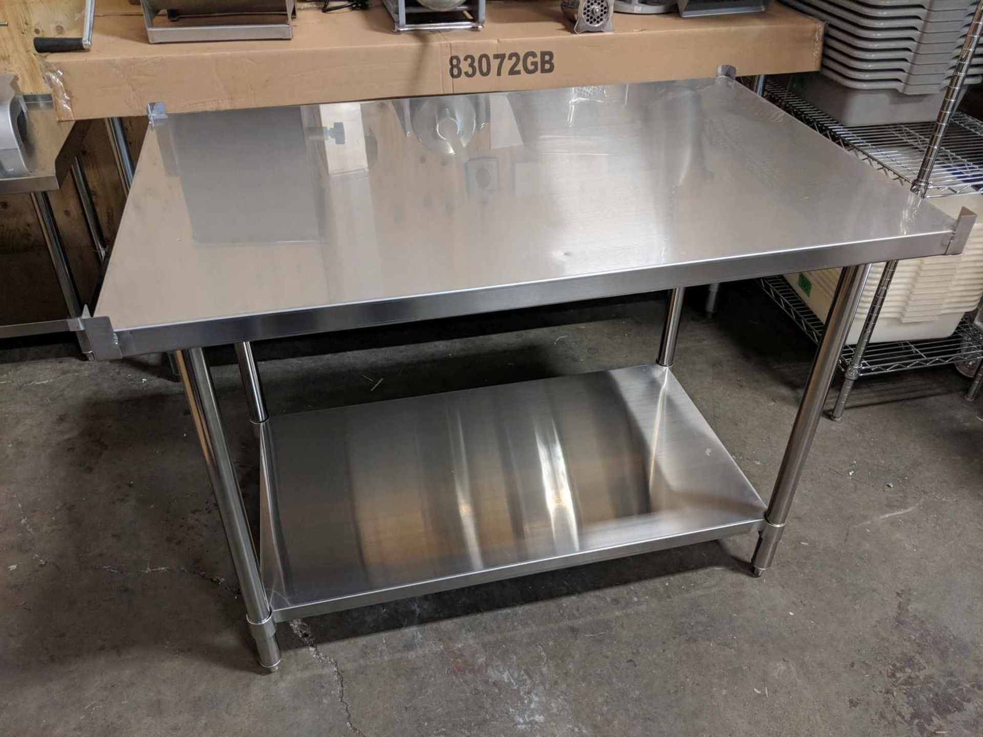 30" x 48" Cutting Board Table with 1" Poly Top - Image 2 of 2