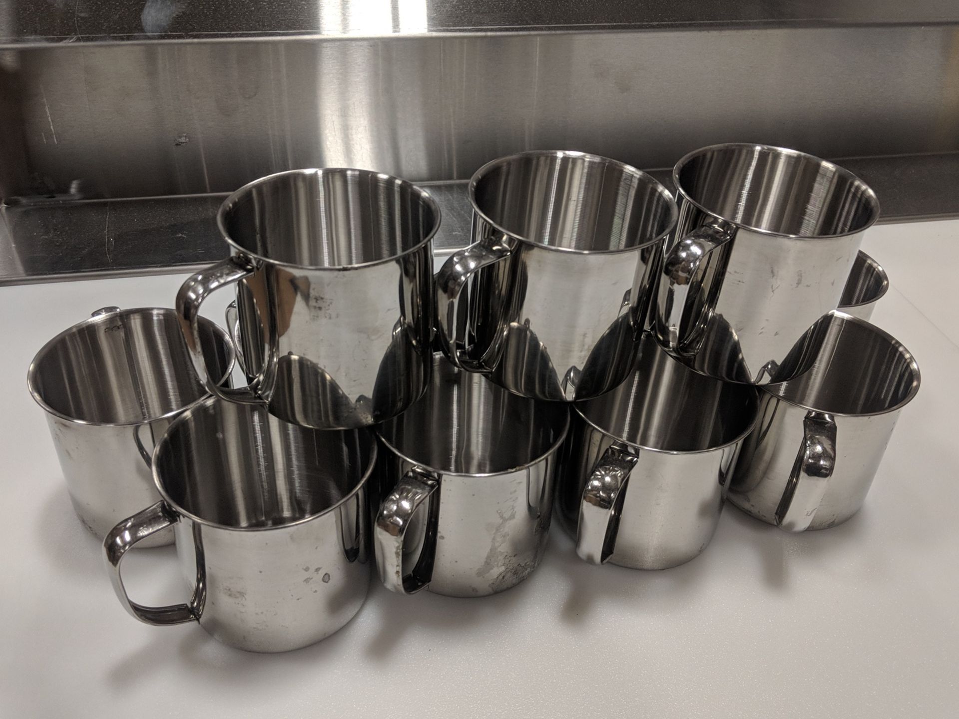 Small Stainless Steel Mugs - Lot of 12 - Image 3 of 3
