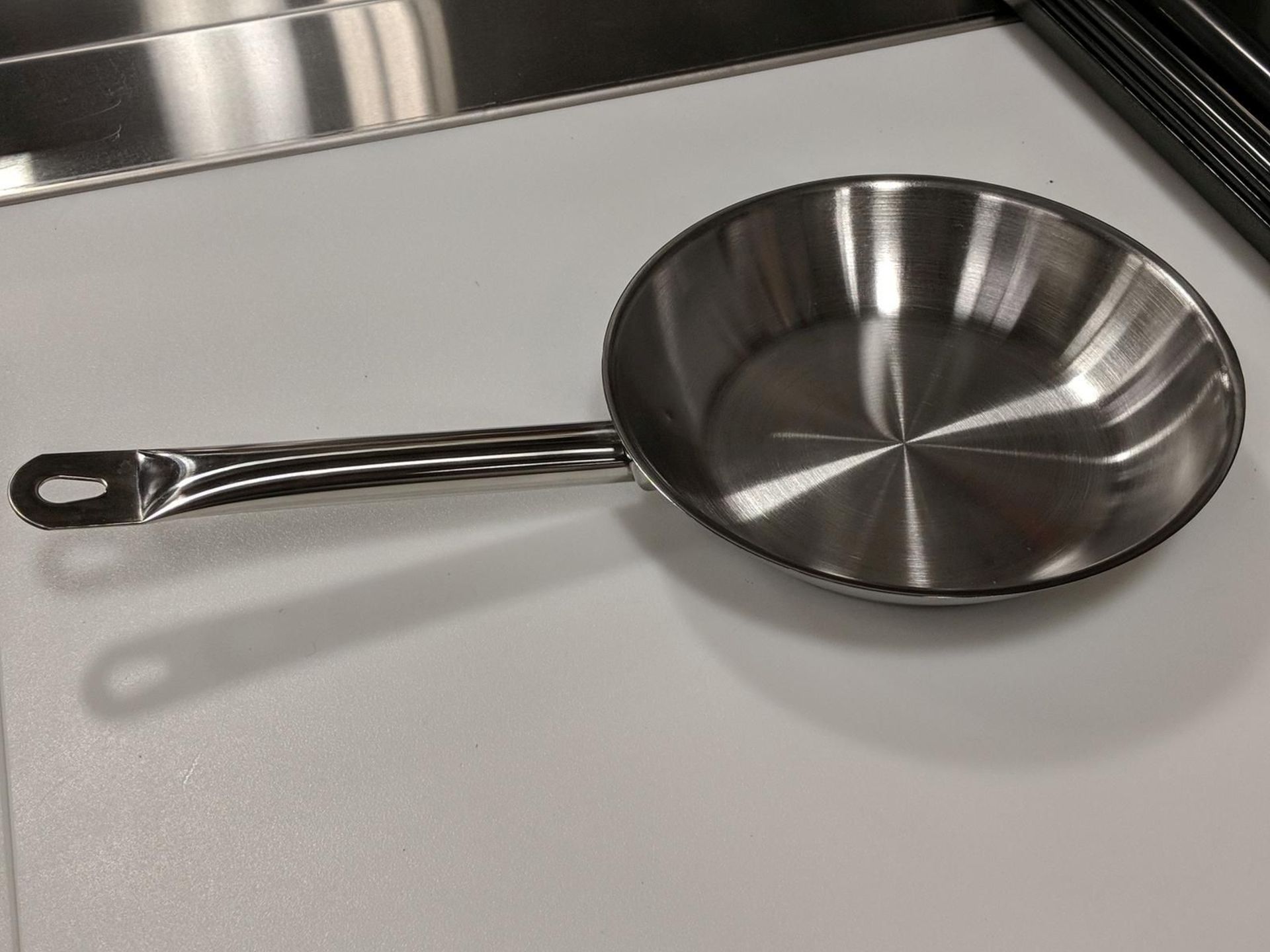 8.5" Heavy Duty Stainless Steel Fry Pan Induction Ready
