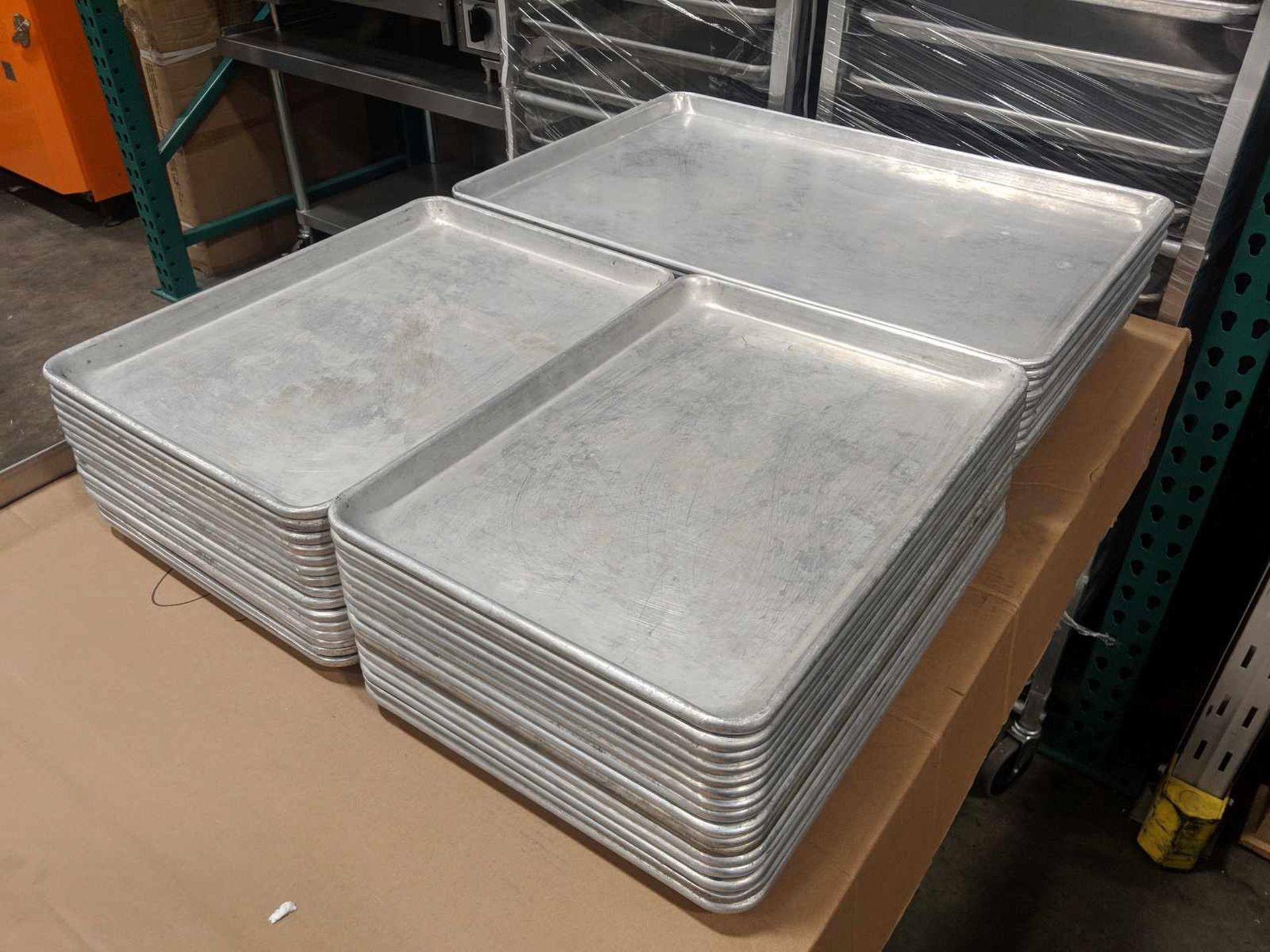Misc Sheet Pans (31) Half Size (14) Full Size - Lot of 45