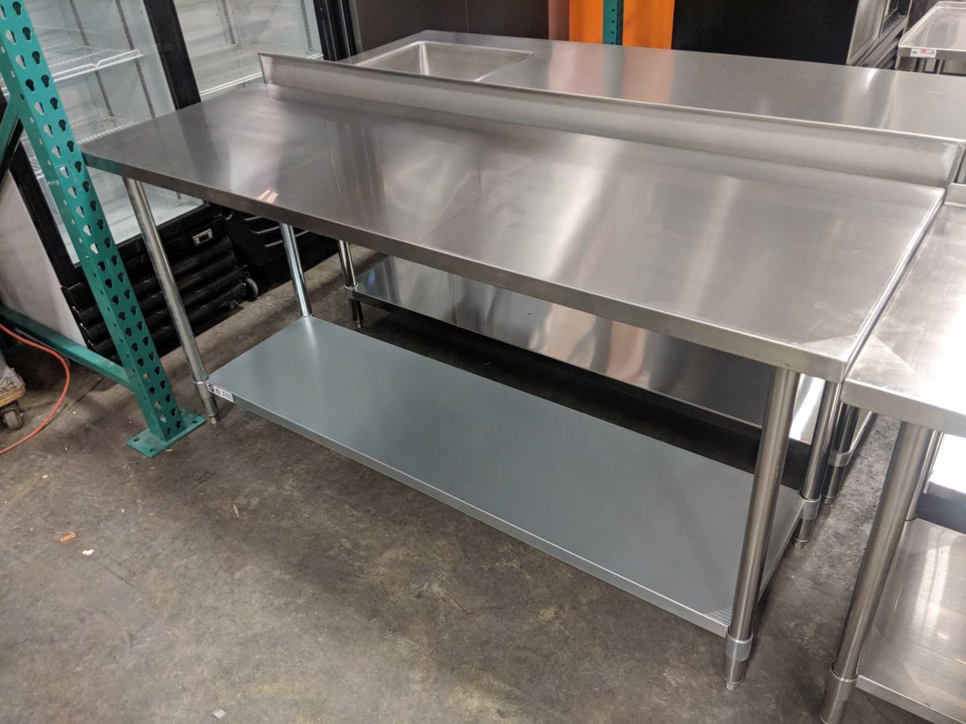 24" x 72" Stainless Steel Work Table - Image 2 of 2
