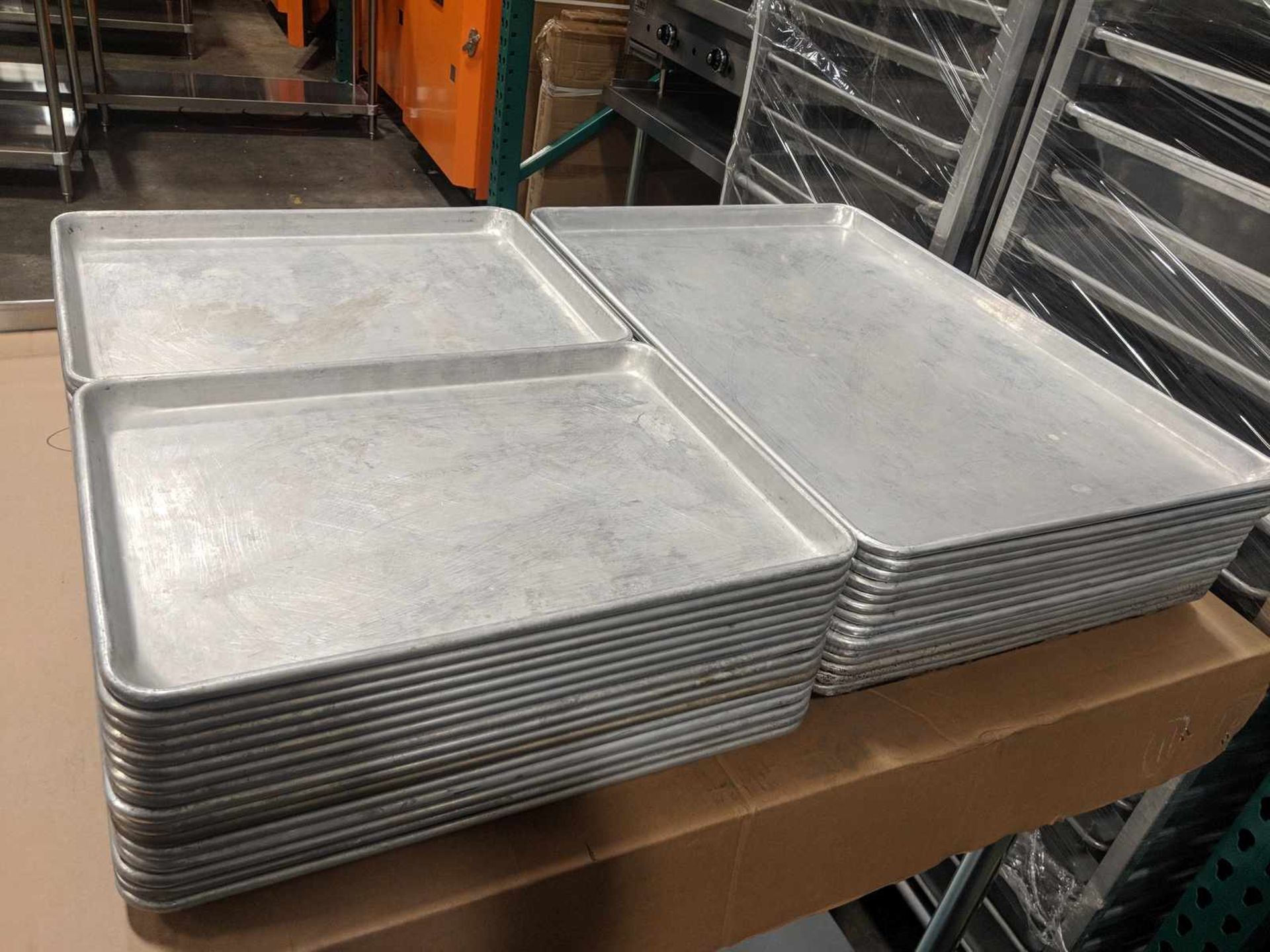 Misc Sheet Pans (31) Half Size (14) Full Size - Lot of 45 - Image 2 of 2