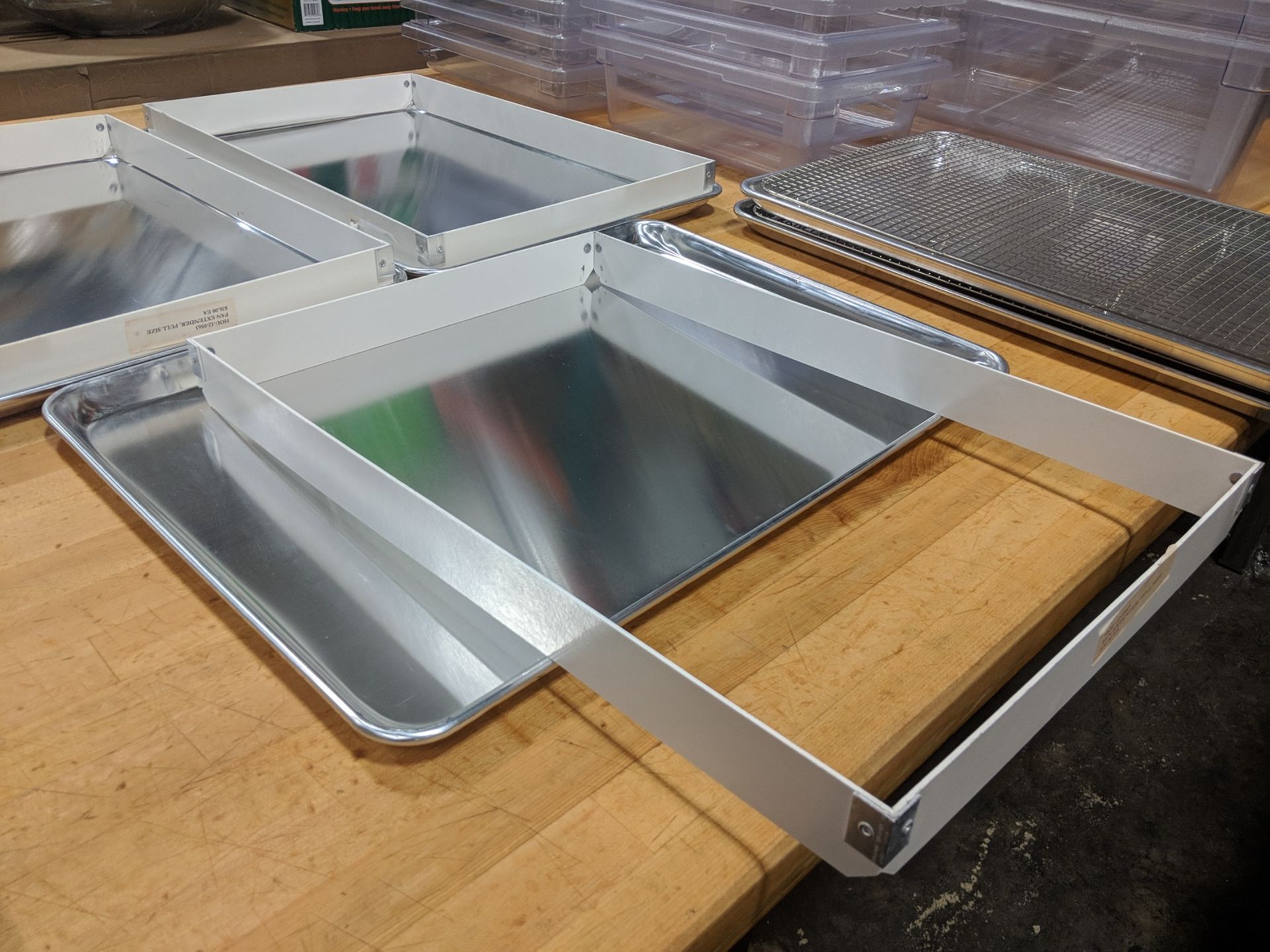 18" x 26" Bun Pans with Sheet Extenders - Lot of 3 (6 Pieces) - Image 3 of 4