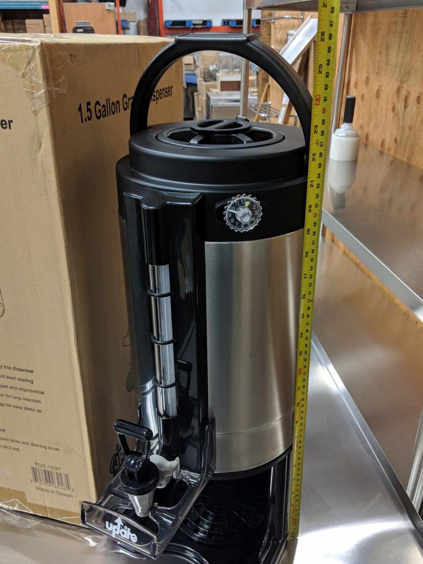 23" High 1.5 Gallon Thermal Beverage Dispenser - Image 3 of 9