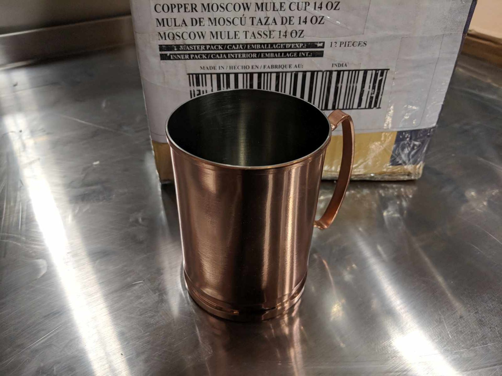 14oz Copper Moscow Mule, World Tableware CMM-200 - Lot of 12 Pieces - Image 3 of 3