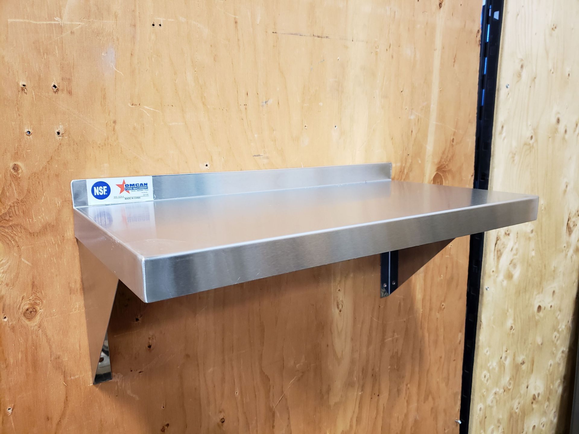 12.75" x 24" Stainless Steel Wall Shelves - Lot of 2