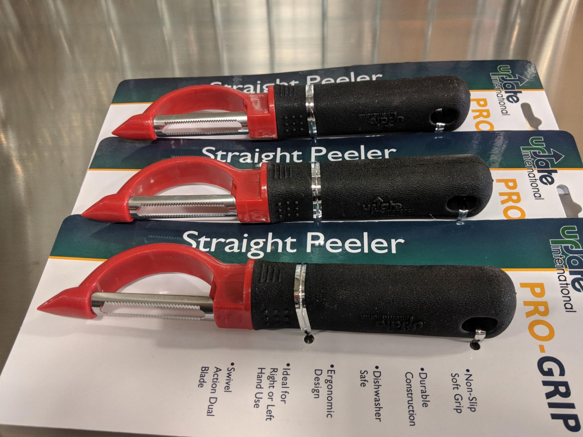 Pro-Grip Straight Peelers, Update EGU-5 - Lot of 3