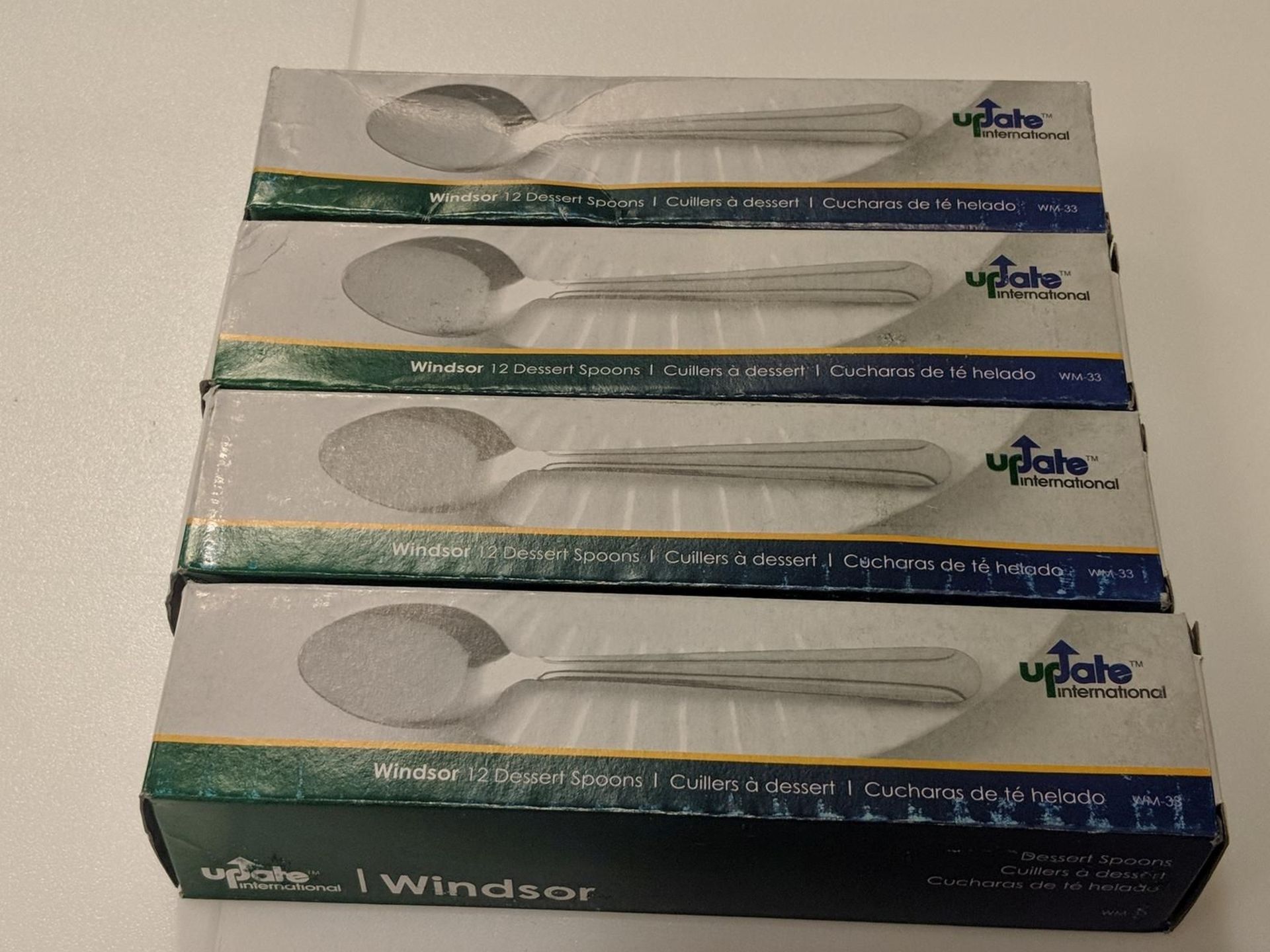 Stainless Dessert Spoons, Windsor Series - Lot of 48 - Image 3 of 3