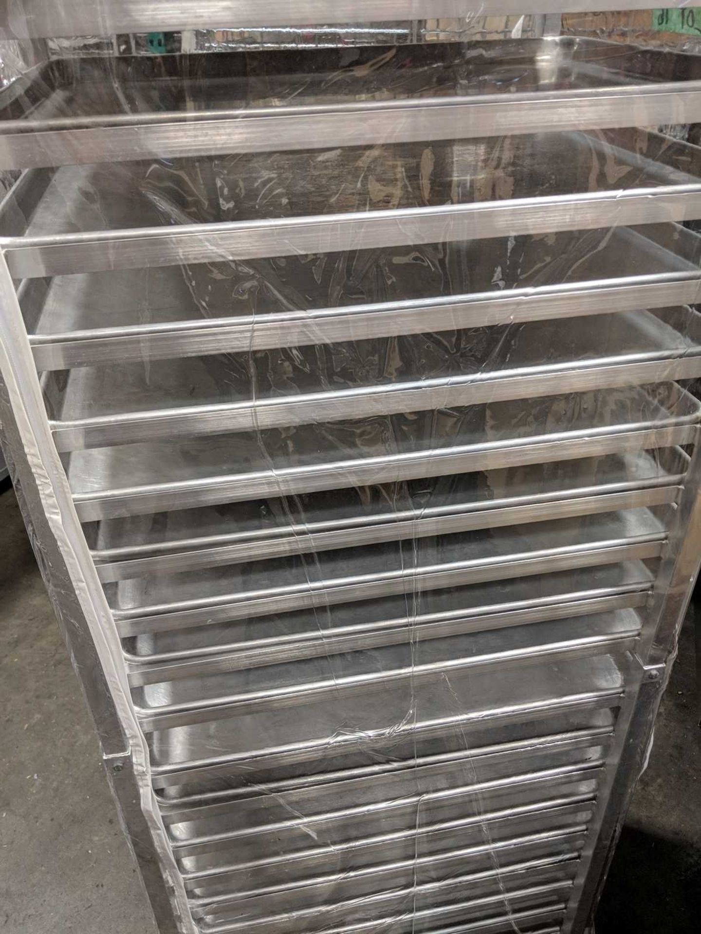 20 Pan Sheet Pan Rack with 20 Full Size Sheet Pans with Cover - Image 2 of 2