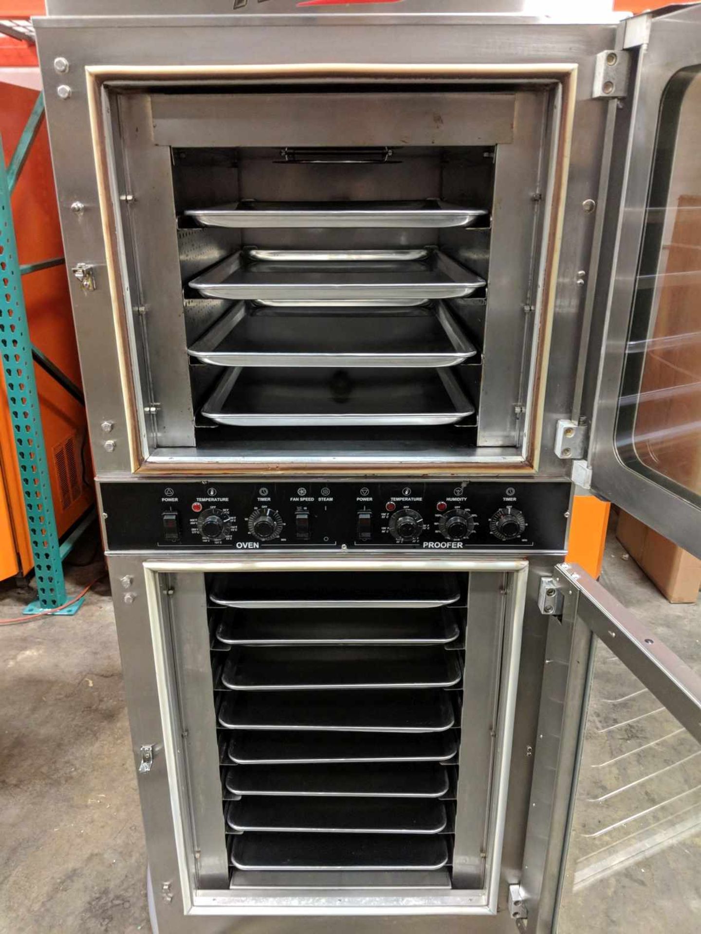 NU-VU Double Deck Electric Oven Proofer Combo, 208V, 3 Phase, model OP-4/8M - Image 2 of 9