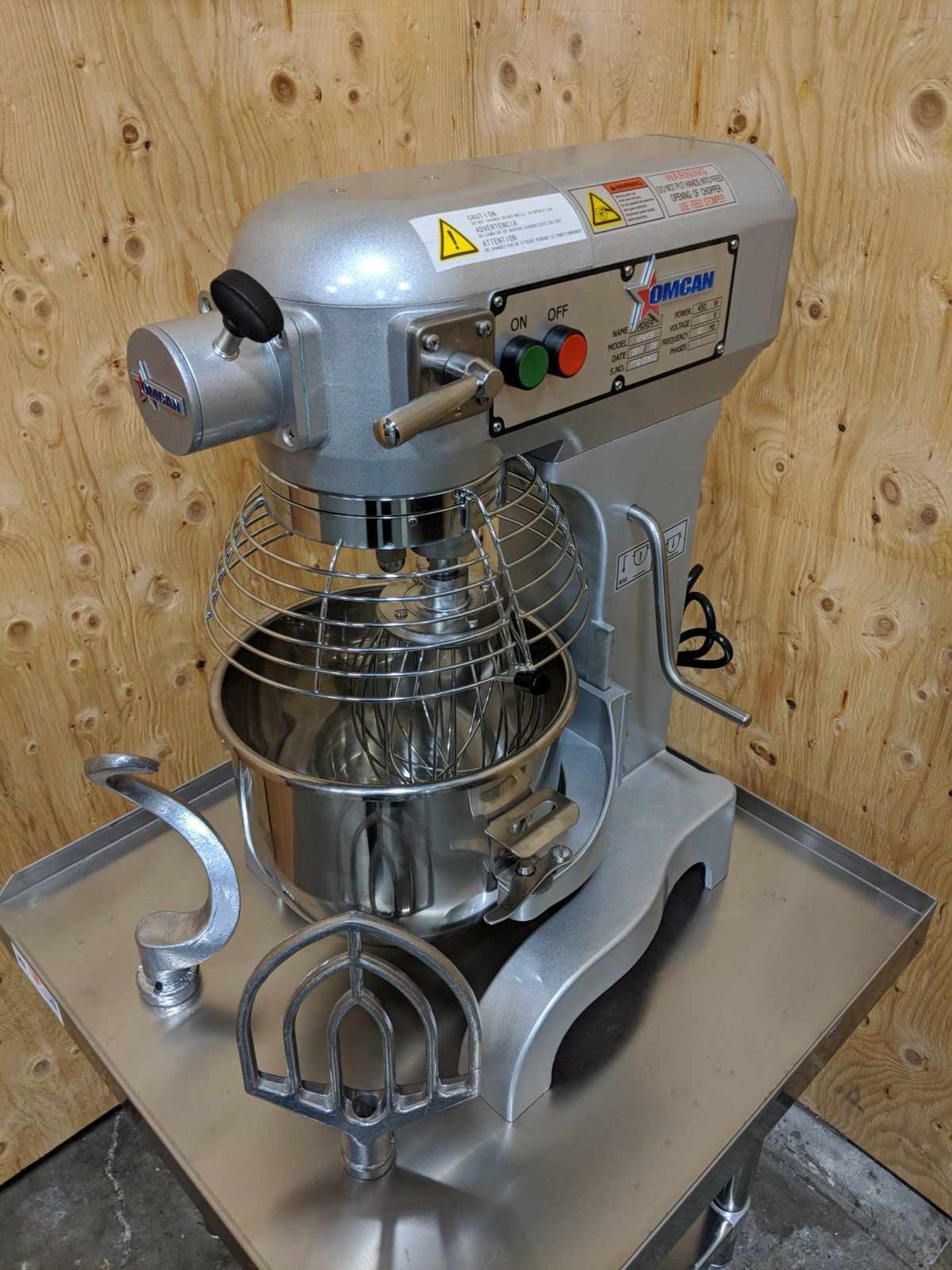 10qt Planetary Mixer with Guard and Attachments - Image 4 of 4