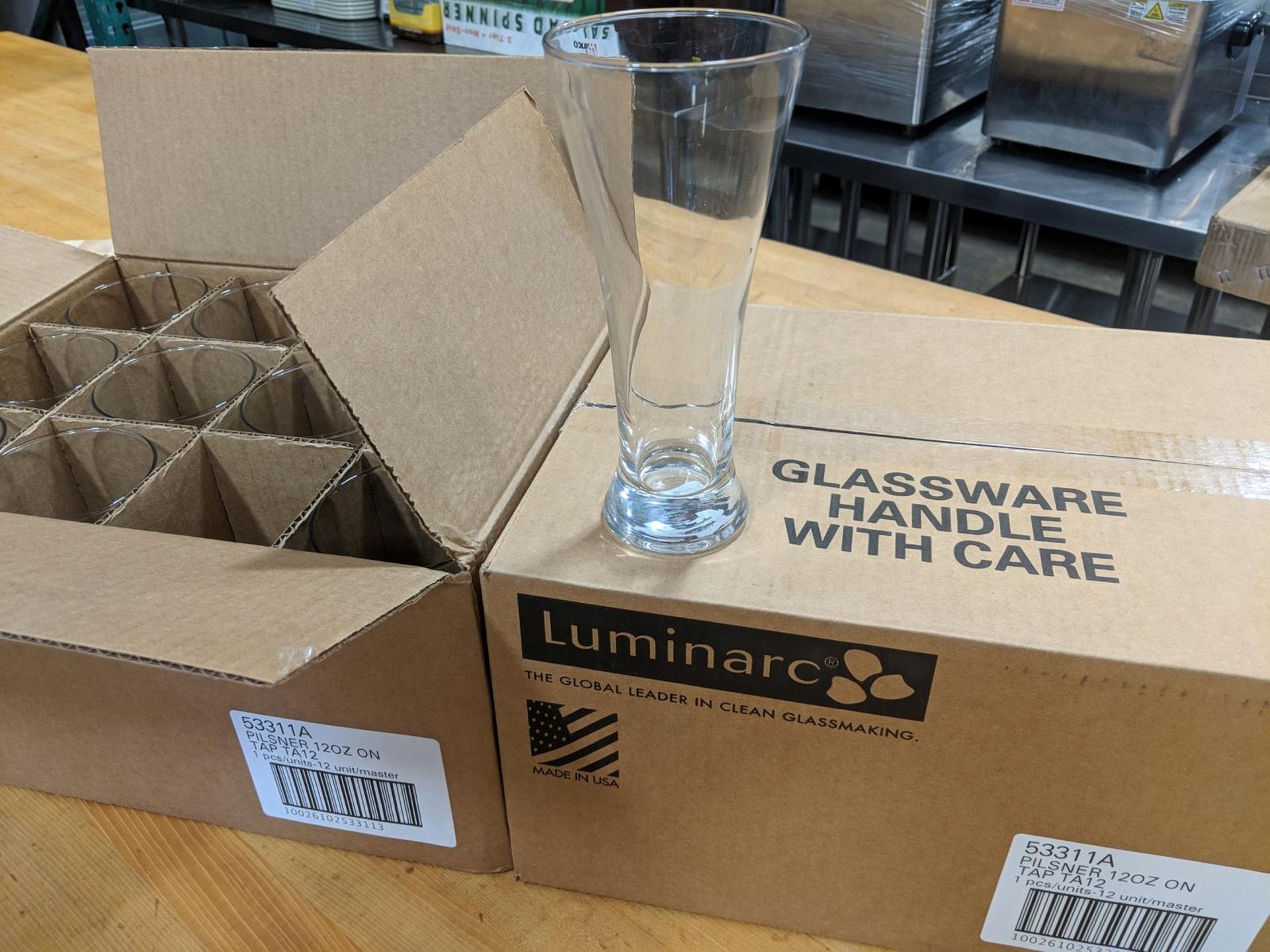 12oz/355ml Pilsner Glasses - Lot of 24 (2 cases), Luminarc 53311 - Image 2 of 4