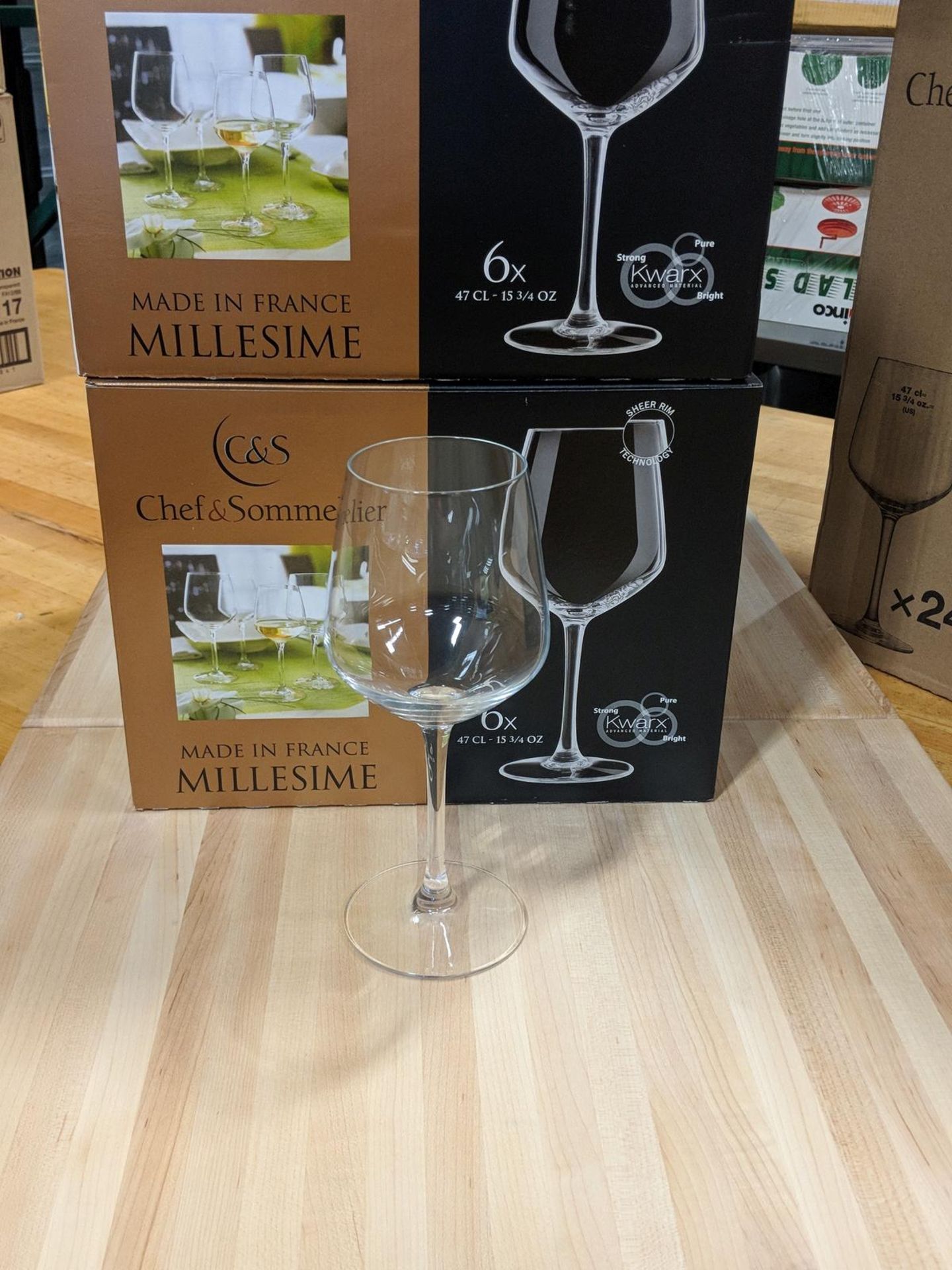 15.75oz/470ml Millesime Wine Glasses - Lot of 24 (1 Case/4 Boxes), C&S E8518 (P0112)