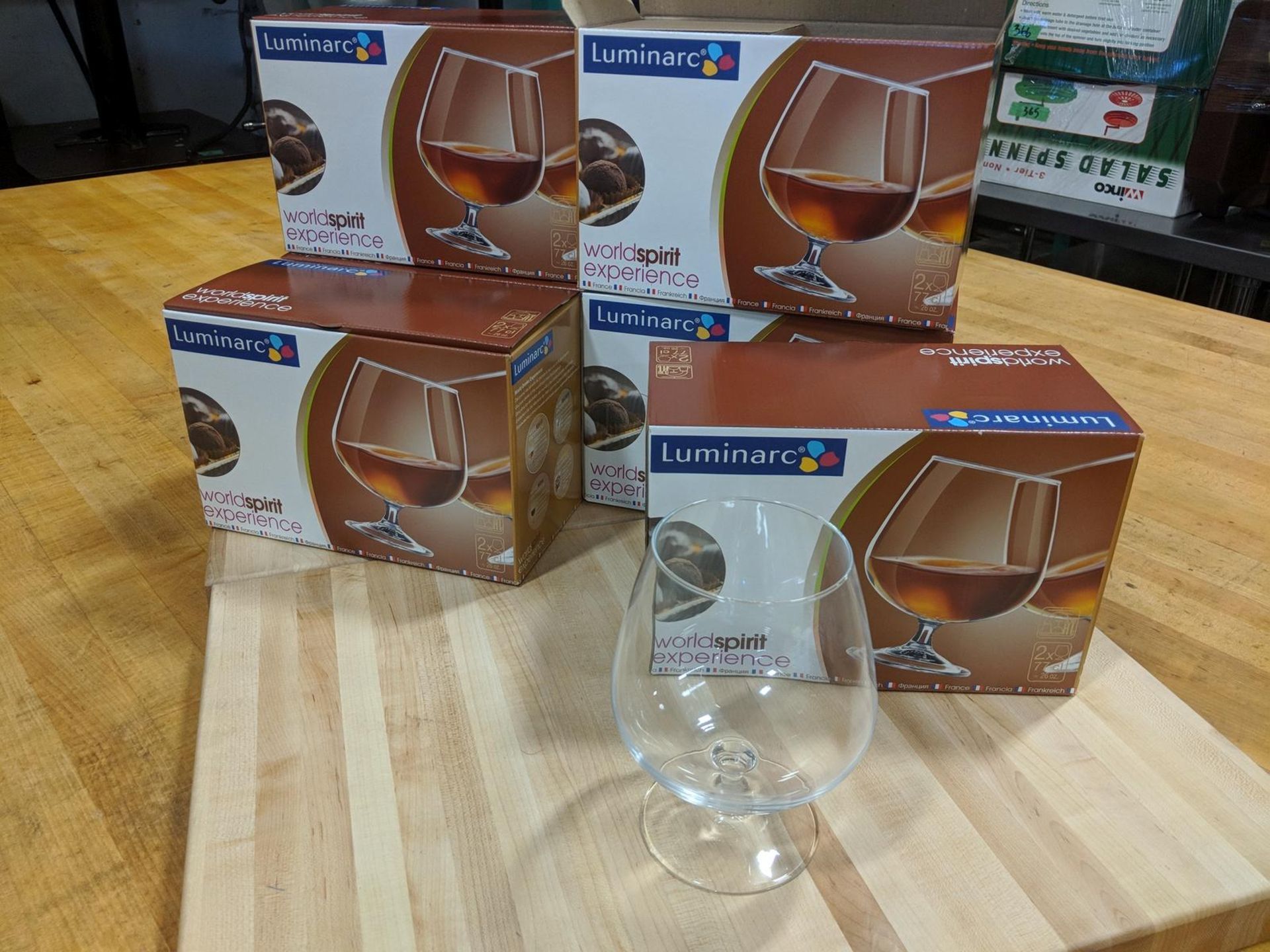 26oz/770ml Signature Brandy Glasses - Lot of 12 (1 Case/6 Boxes), Luminarc E9437