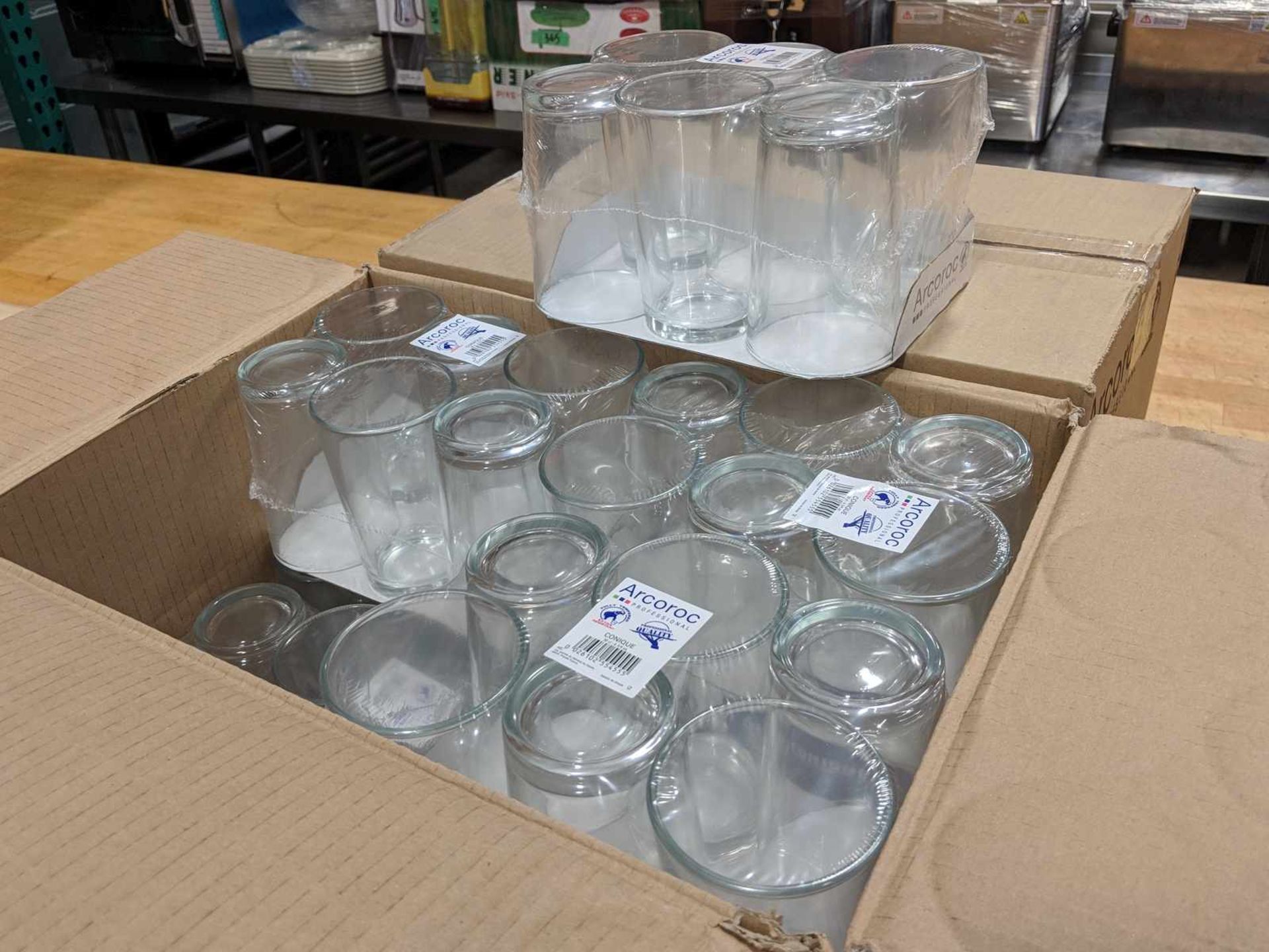 6.75oz/200ml Conique Tumbler Glasses - Lot of 144 (2 Cases/24 Packs), Arcoroc 55455 - Image 2 of 2