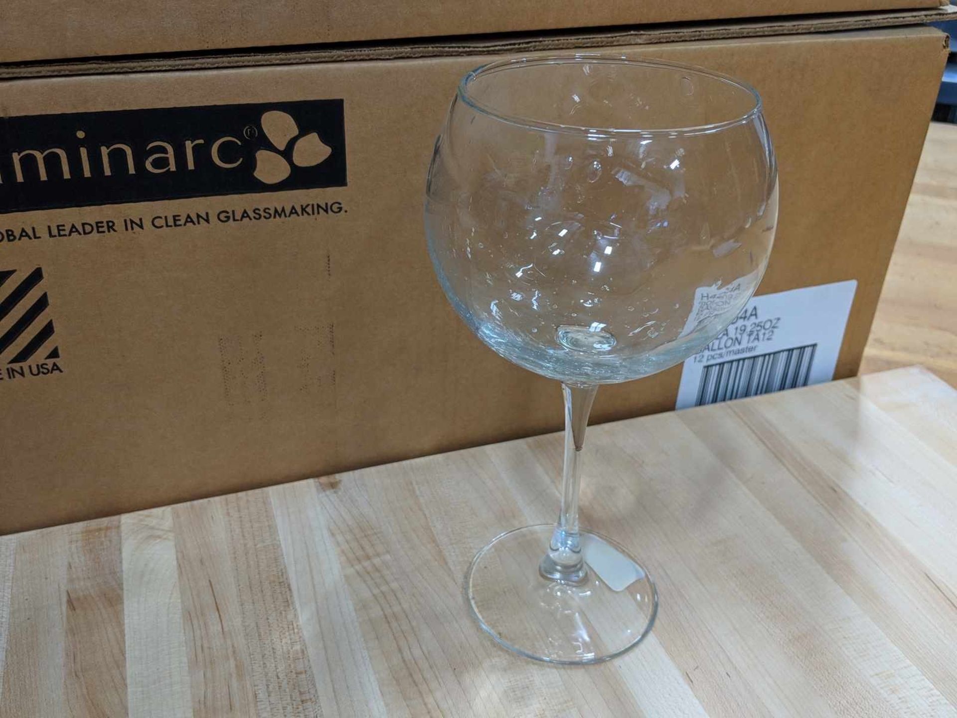 19.25oz/570ml Ballon Glasses - Lot of 24 (2 Cases), Luminarc H4254 - Image 2 of 4