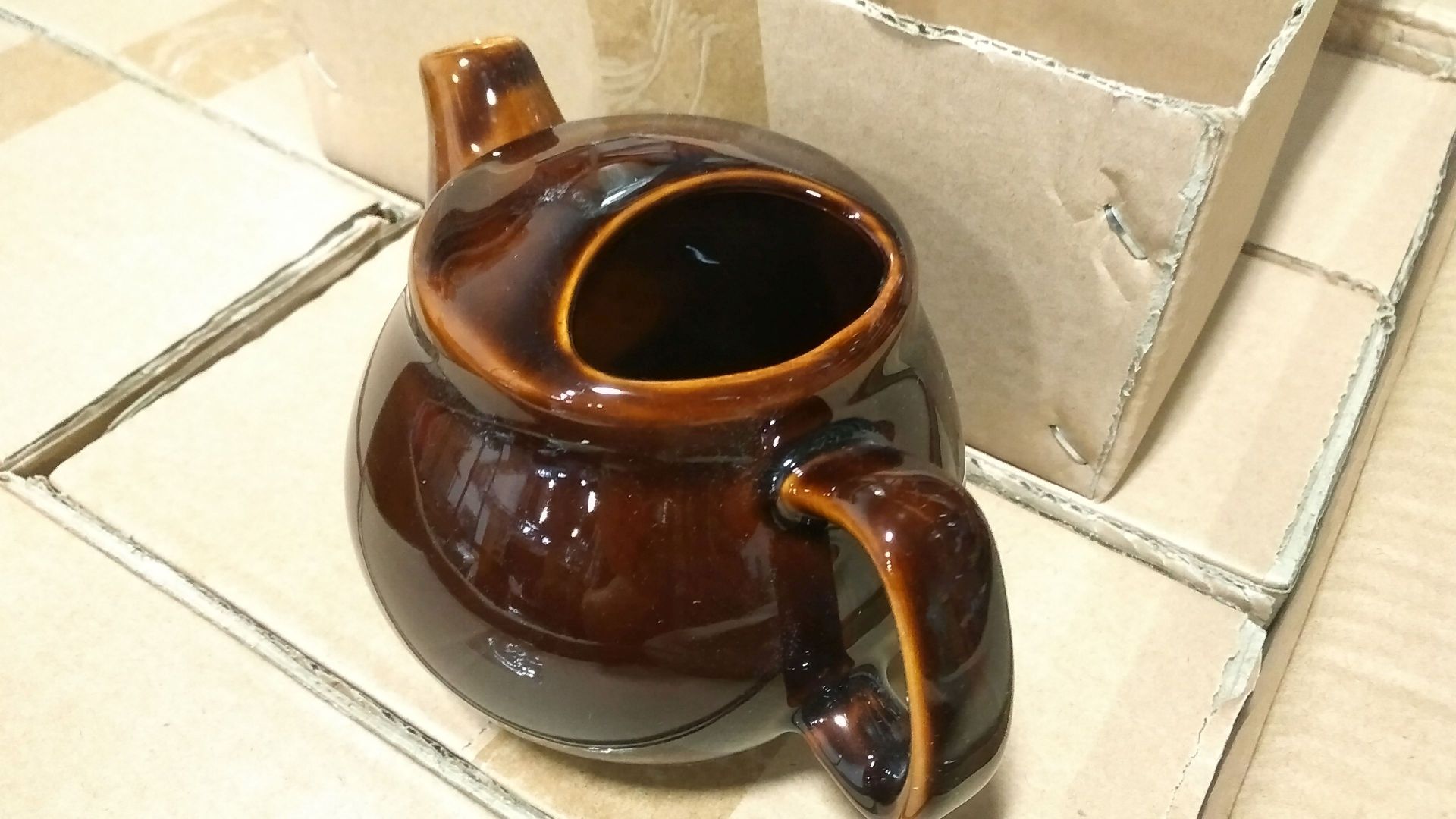 2 Cup Brown Teapots Johnson-Rose 4003 - Lot of 12 (6 boxes) - Image 3 of 4