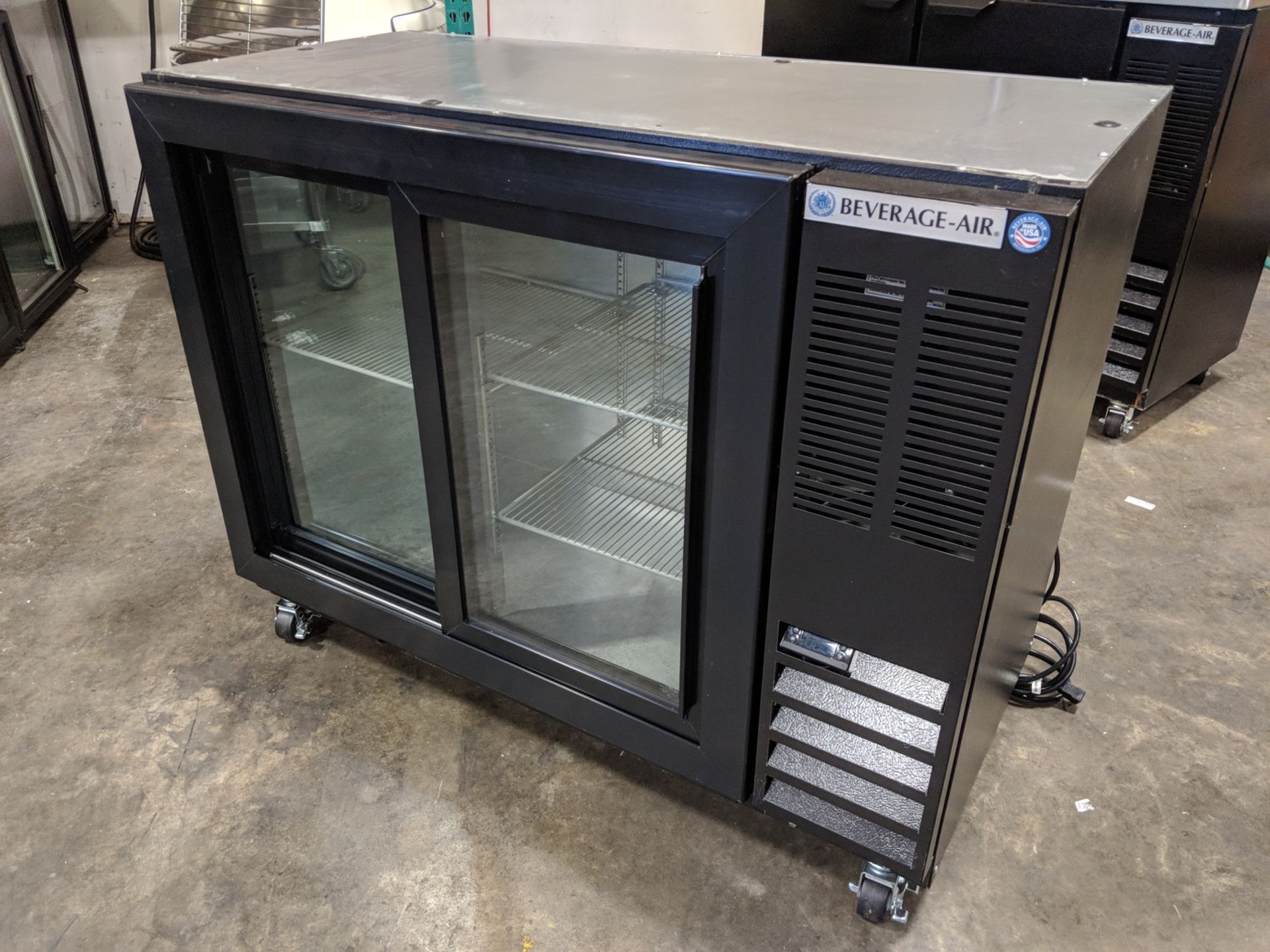 48" Undercounter Back Bar Cooler with Sliding Glass Doors, Beverage-Air BB48HC-1-G