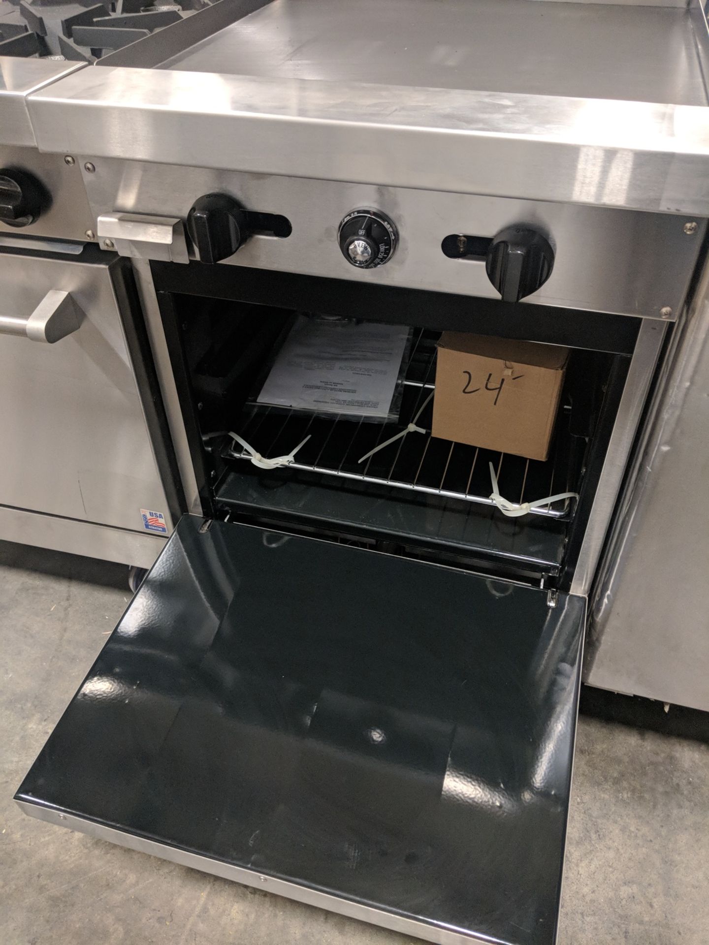 24" Natural Gas Griddle Range on Casters - Image 2 of 4