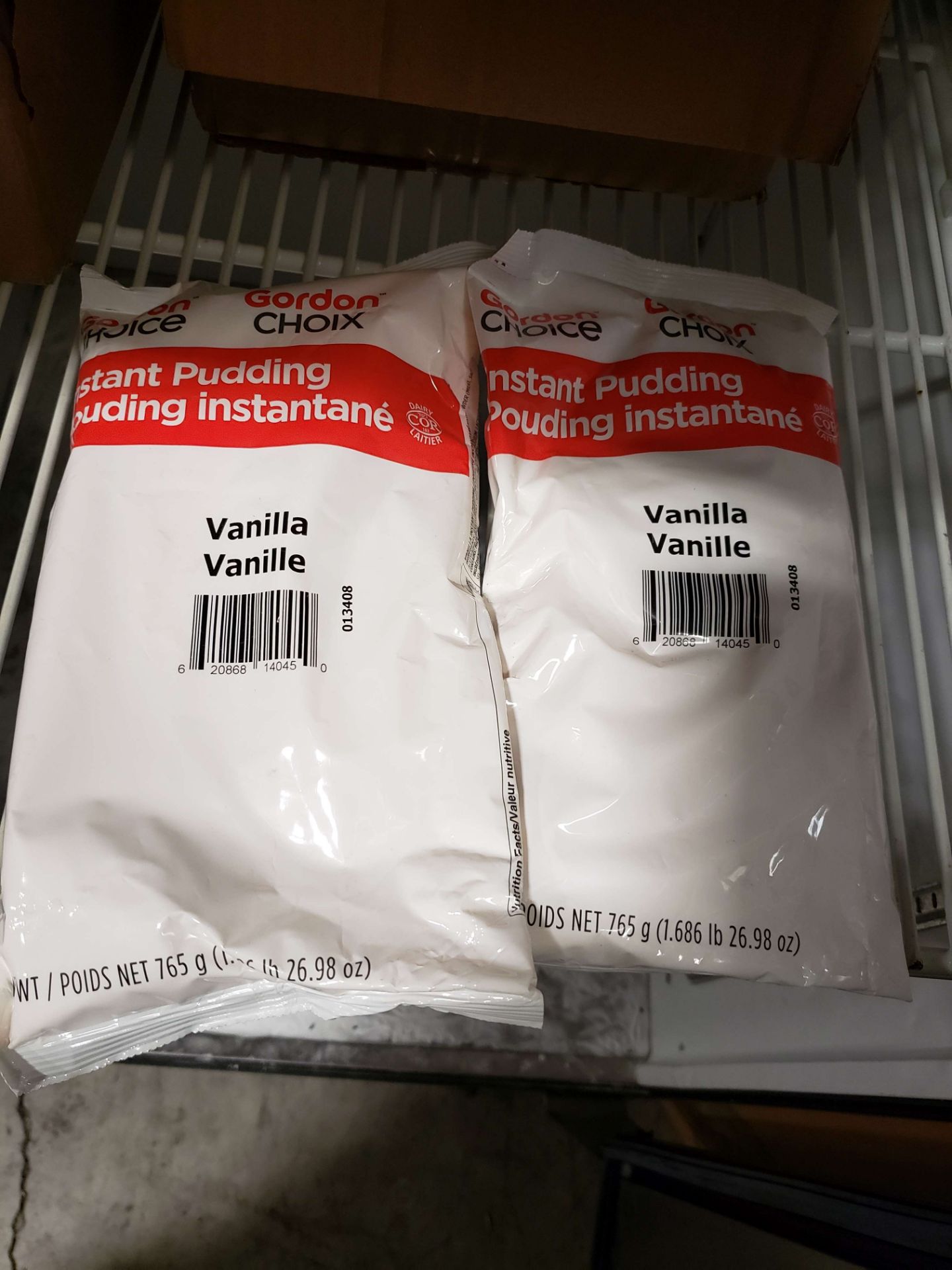 Gordon Choice Vanilla Instant Pudding - 2 x 765 GR Bags