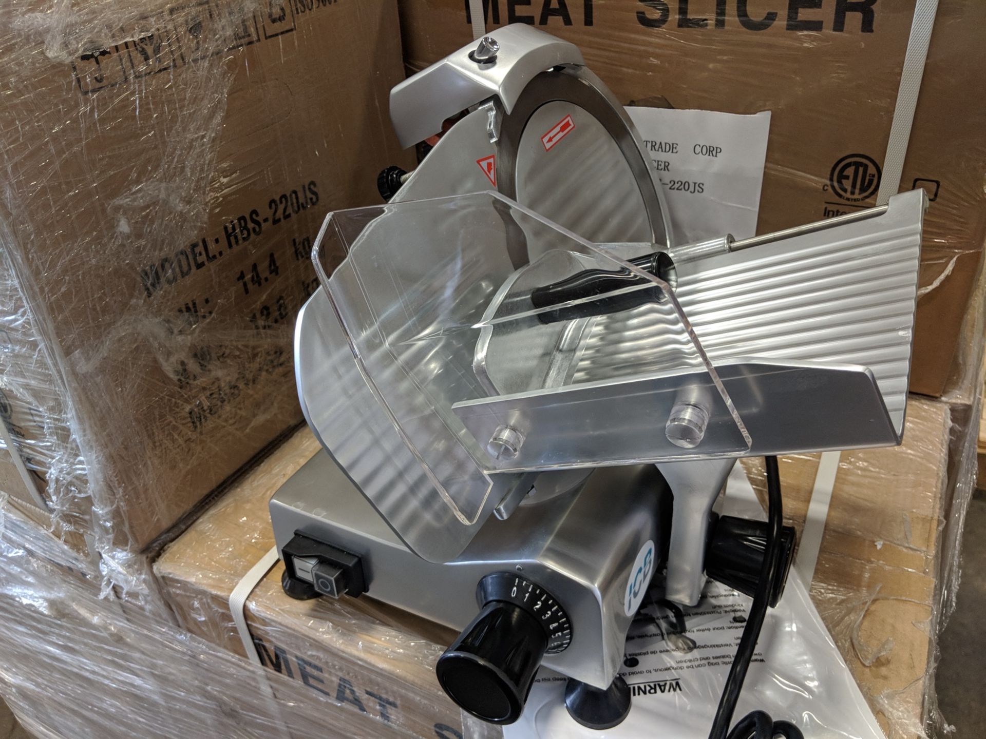 9" Medium Duty Meat Slicer, Model HBS-220JS - Image 3 of 5