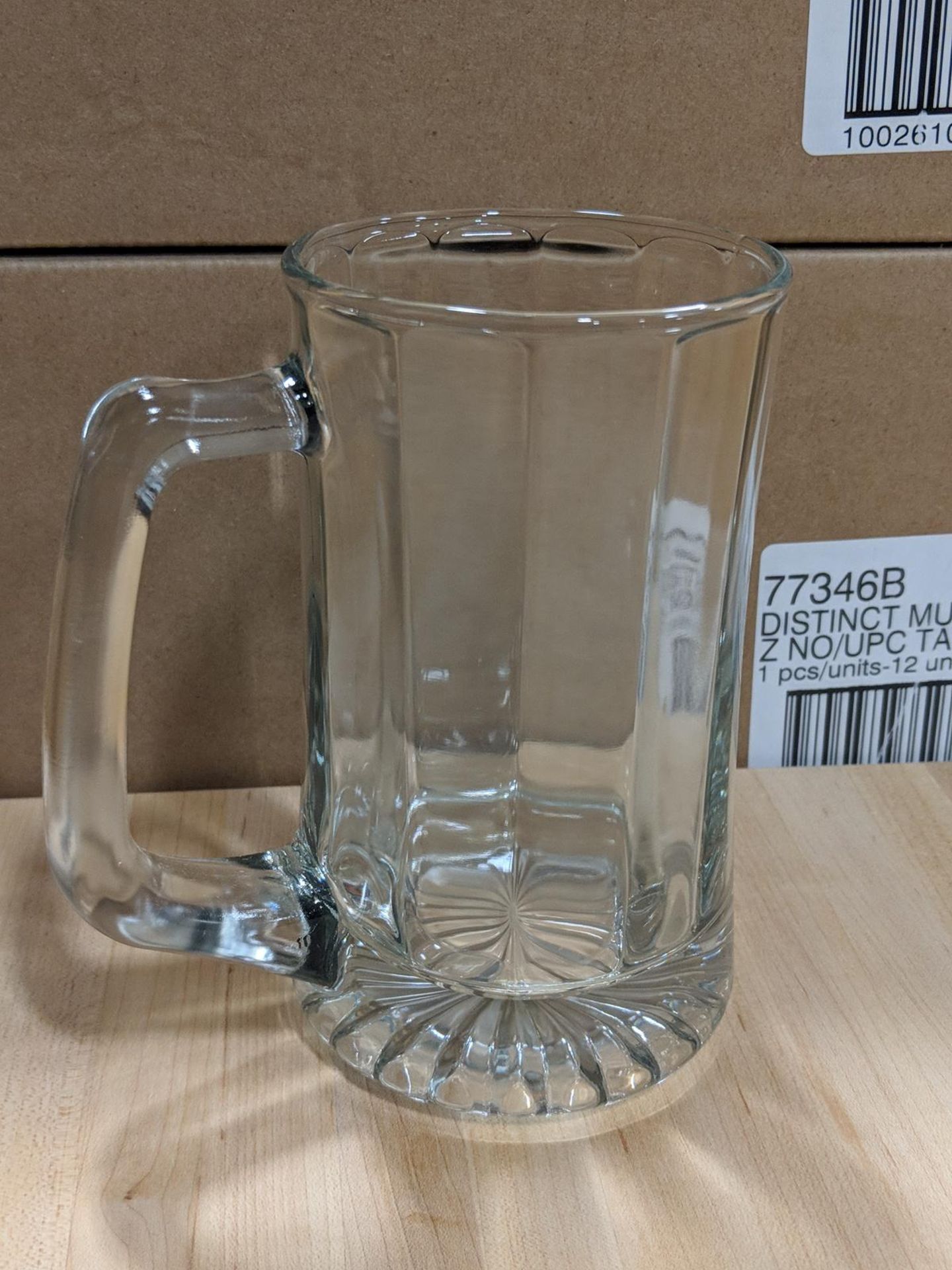 15oz/440ml Distinct Glass Mugs - Lot of 24 (2 Cases), Arcoroc 77346