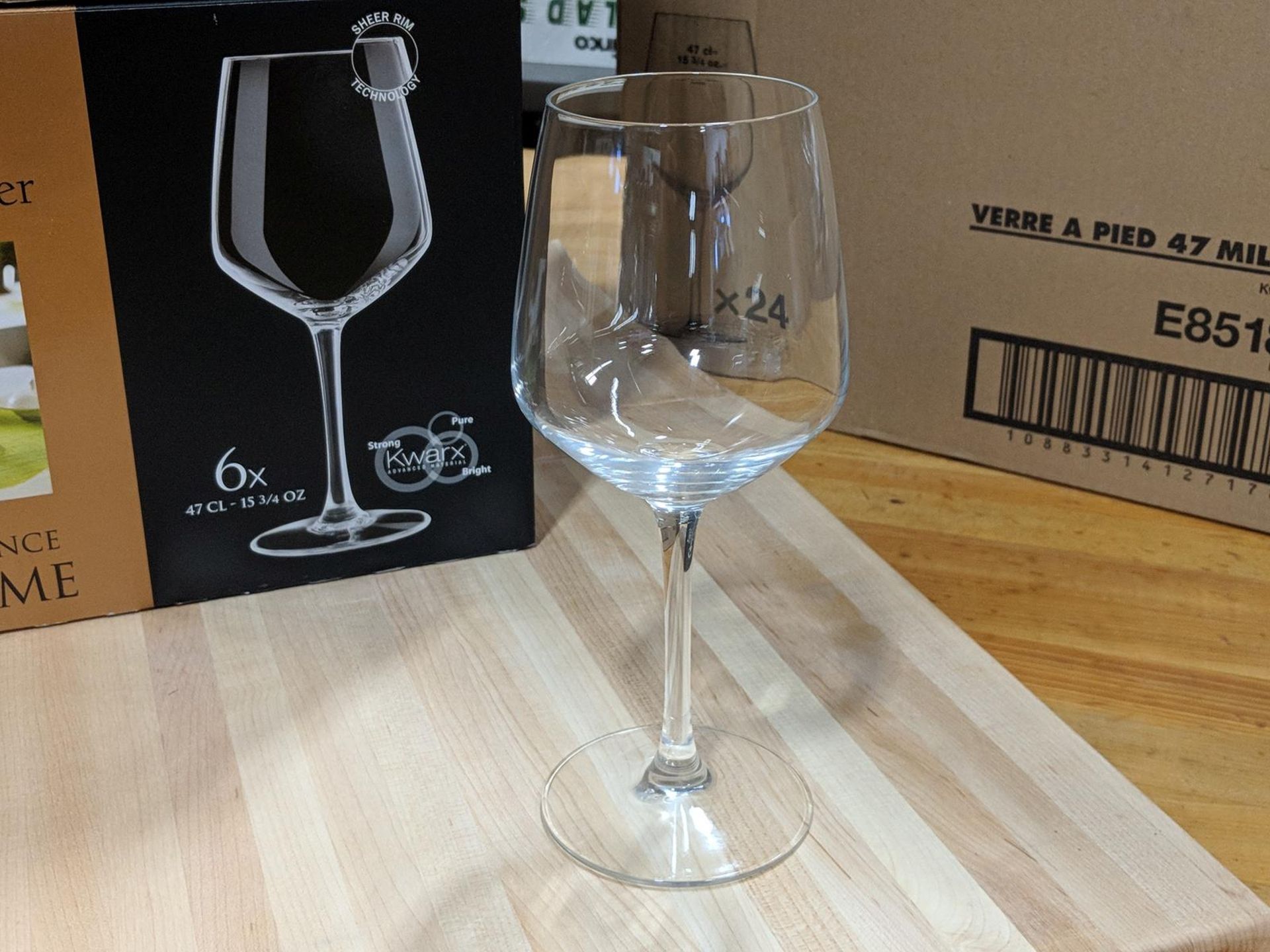 15.75oz/470ml Millesime Wine Glasses - Lot of 24 (1 Case/4 Boxes), C&S E8518 (P0112)