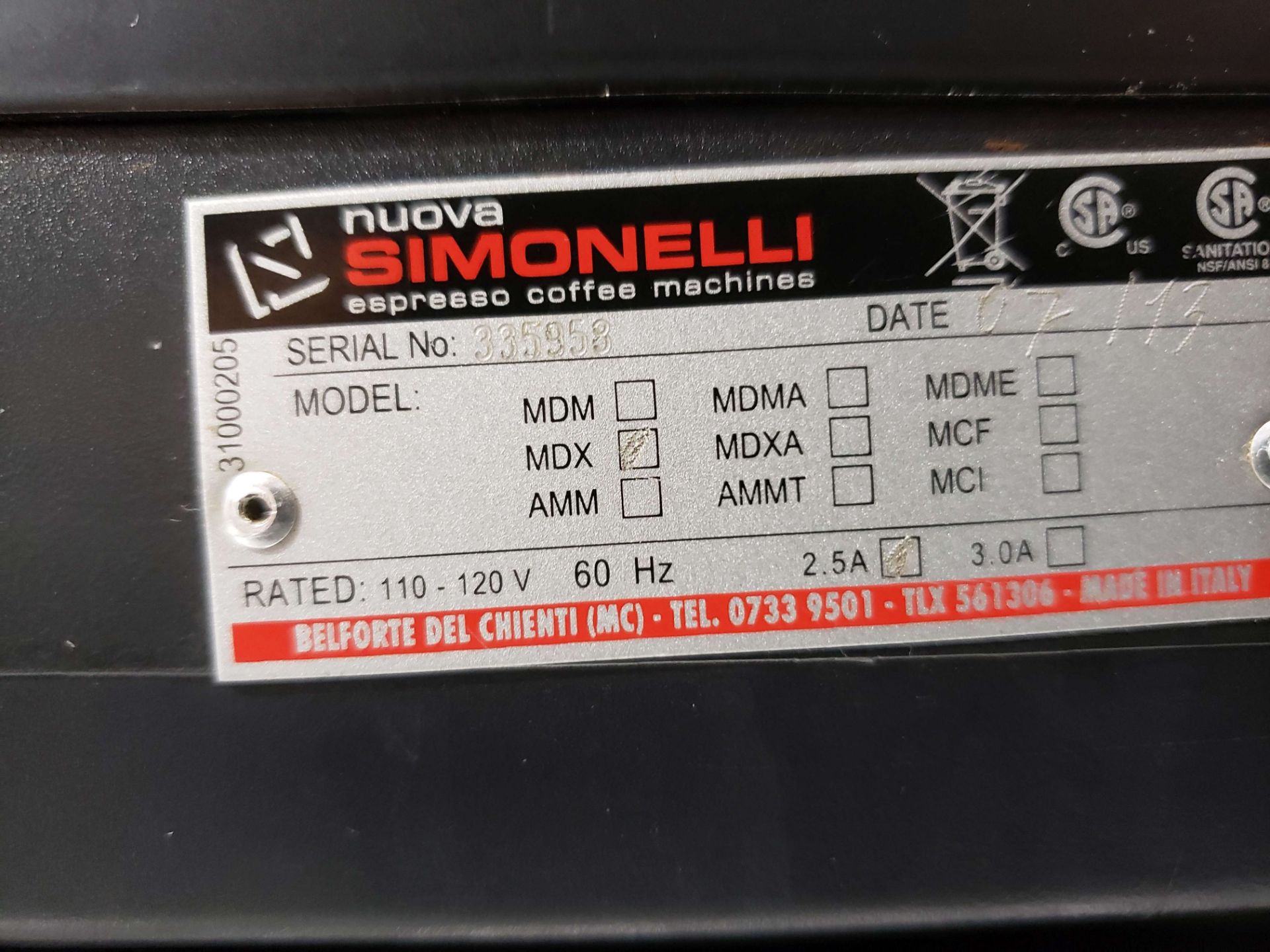 Nuova Simonelli MDX Espresso Grinder - Image 4 of 6